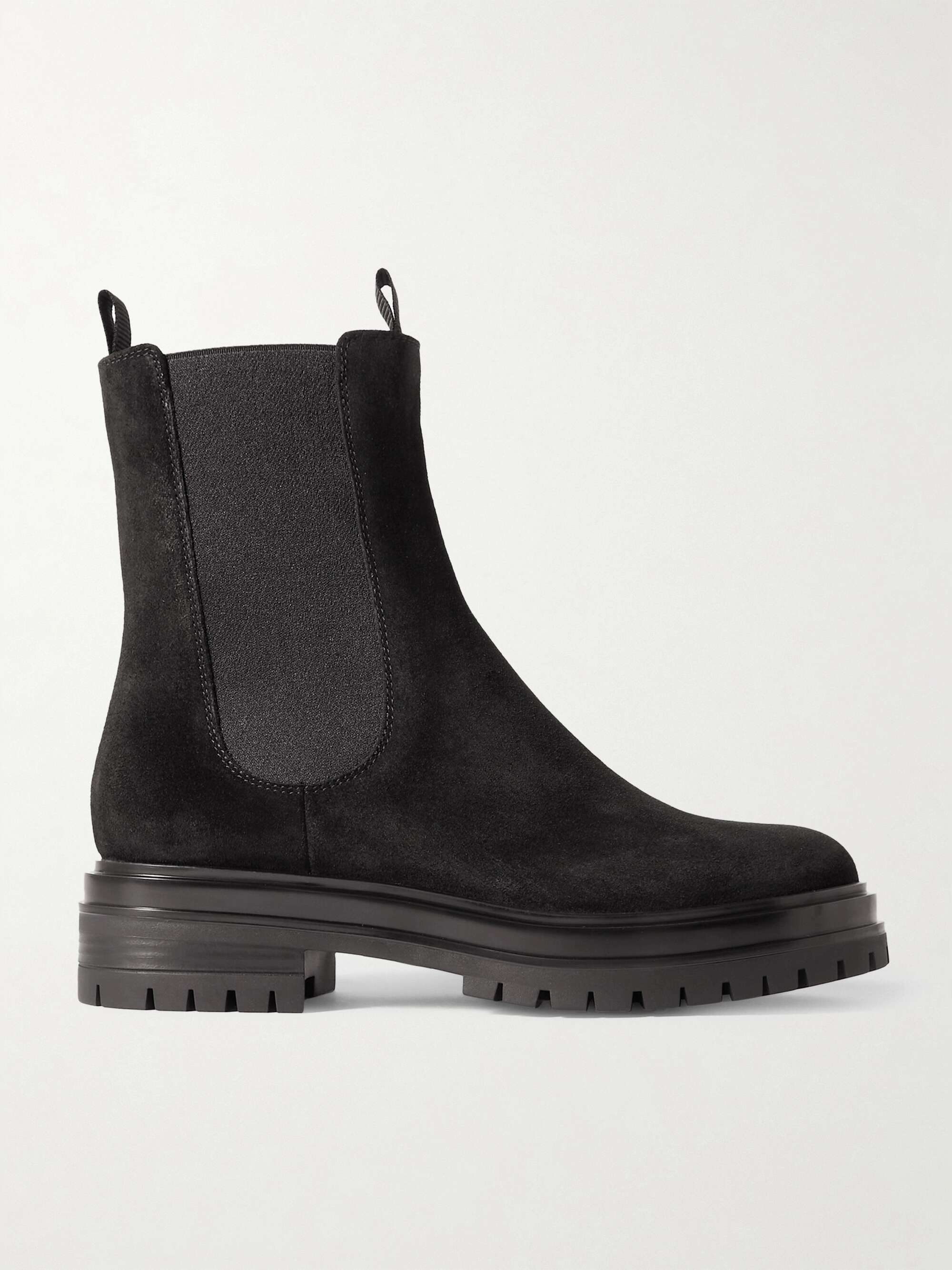 GIANVITO ROSSI Chester suede Chelsea boots NET A PORTER