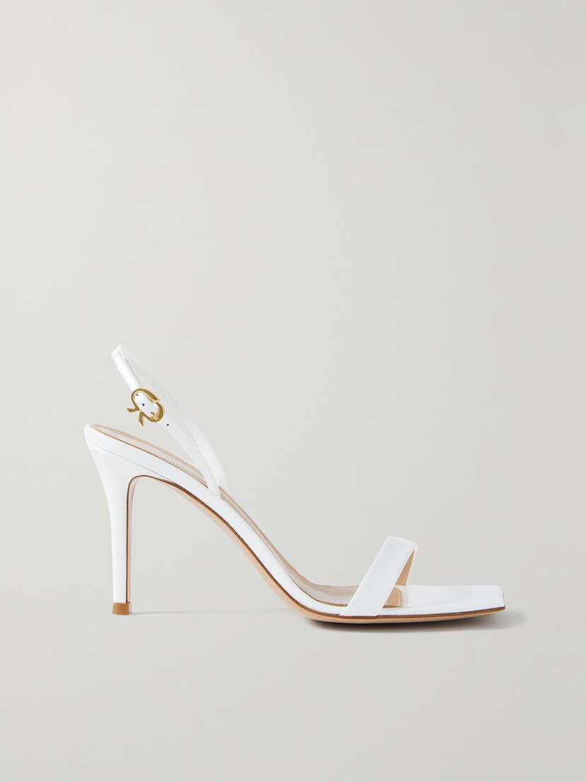 Gianvito Rossi Vernice 85 Patent-leather Slingback Sandals