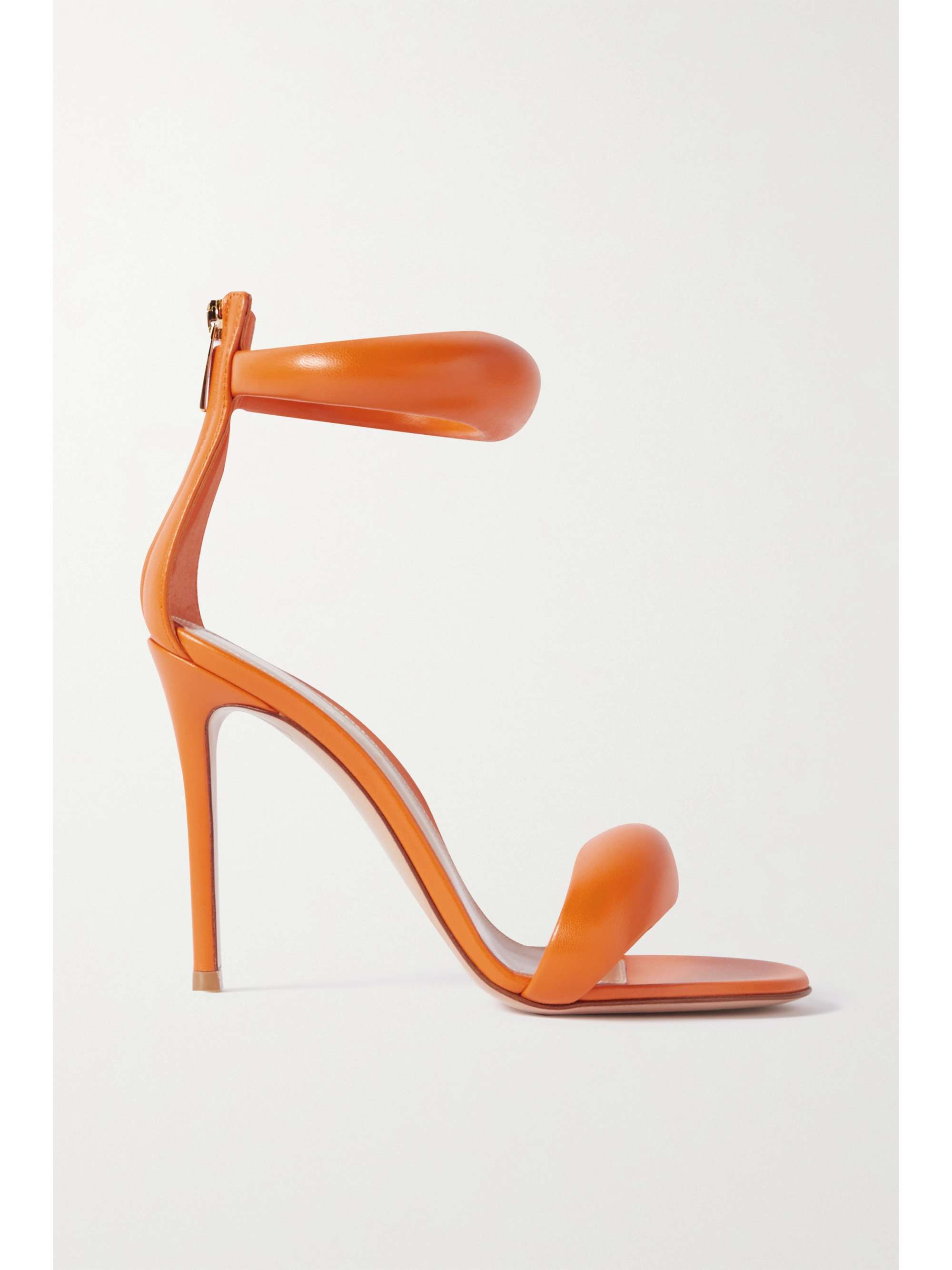 Orange BIJOUX 105 leather sandals | GIANVITO ROSSI | NET-A-PORTER