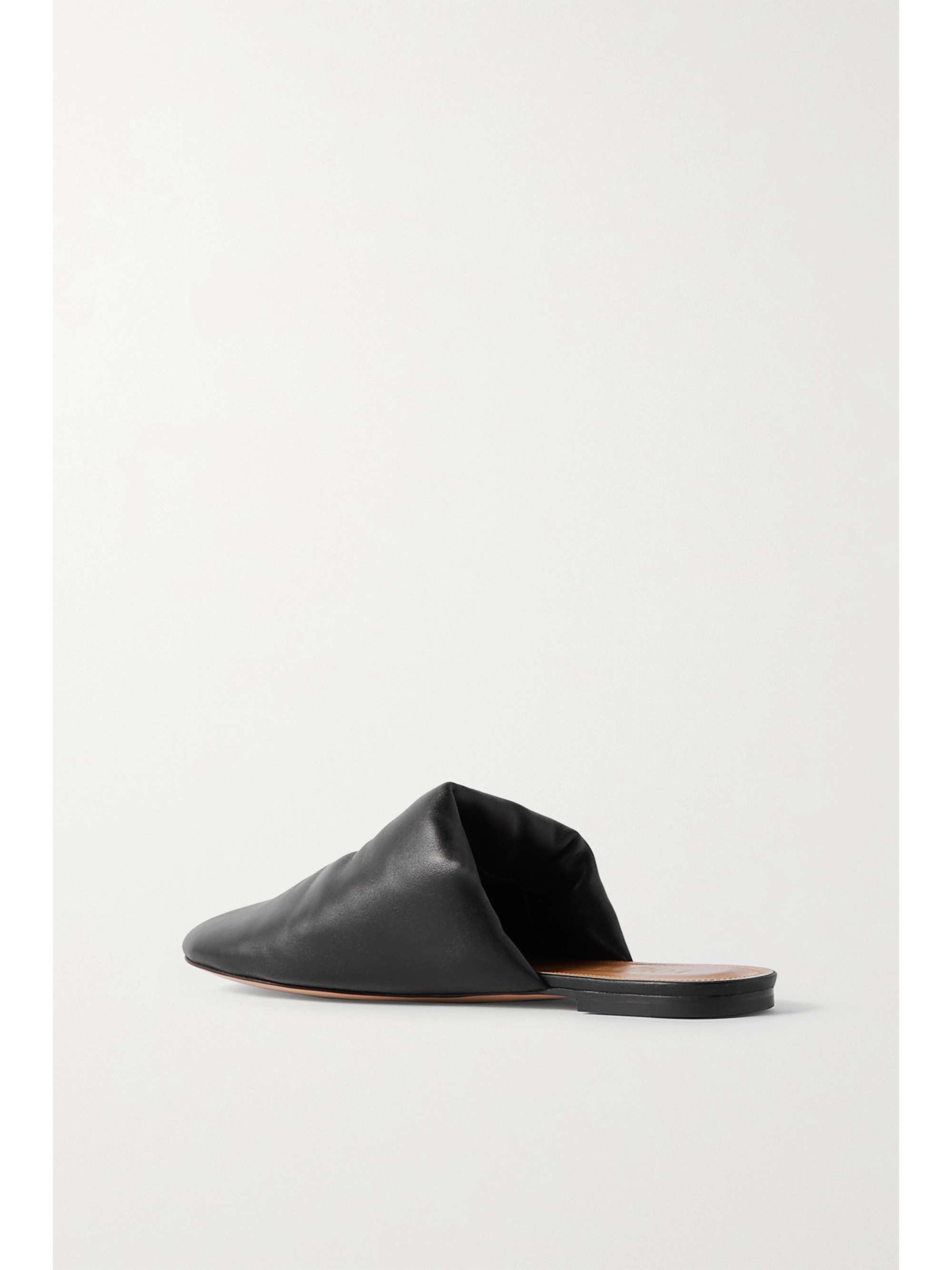 LOEWE Anagram logo-embellished padded leather slippers