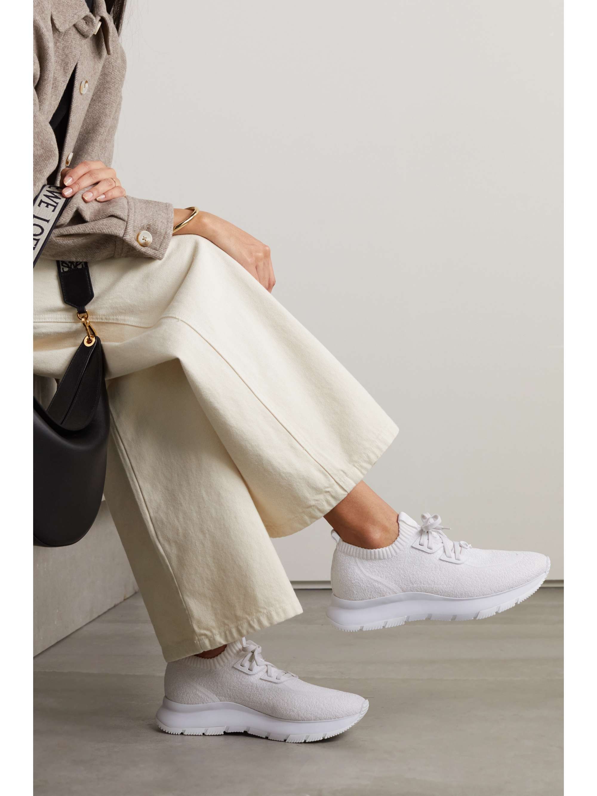 GIANVITO ROSSI Glover terry sneakers