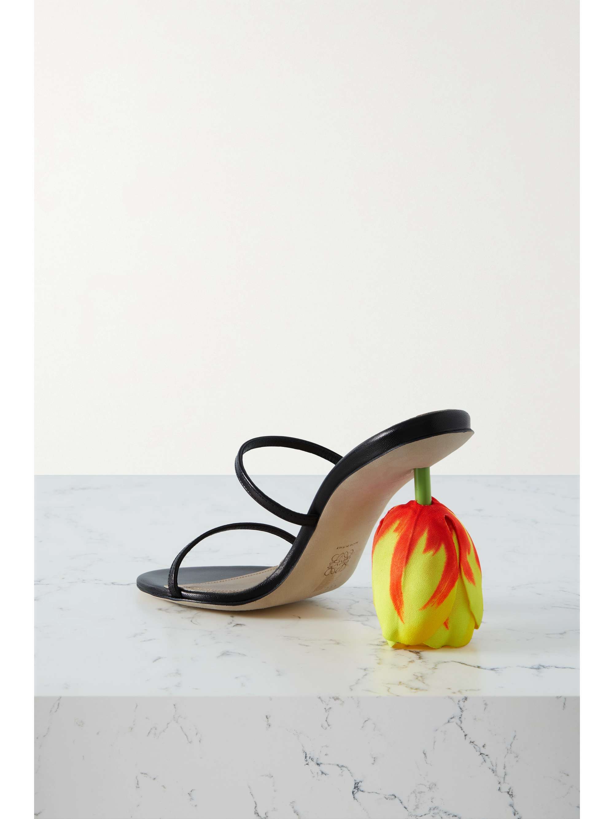 LOEWE Embellished leather mules