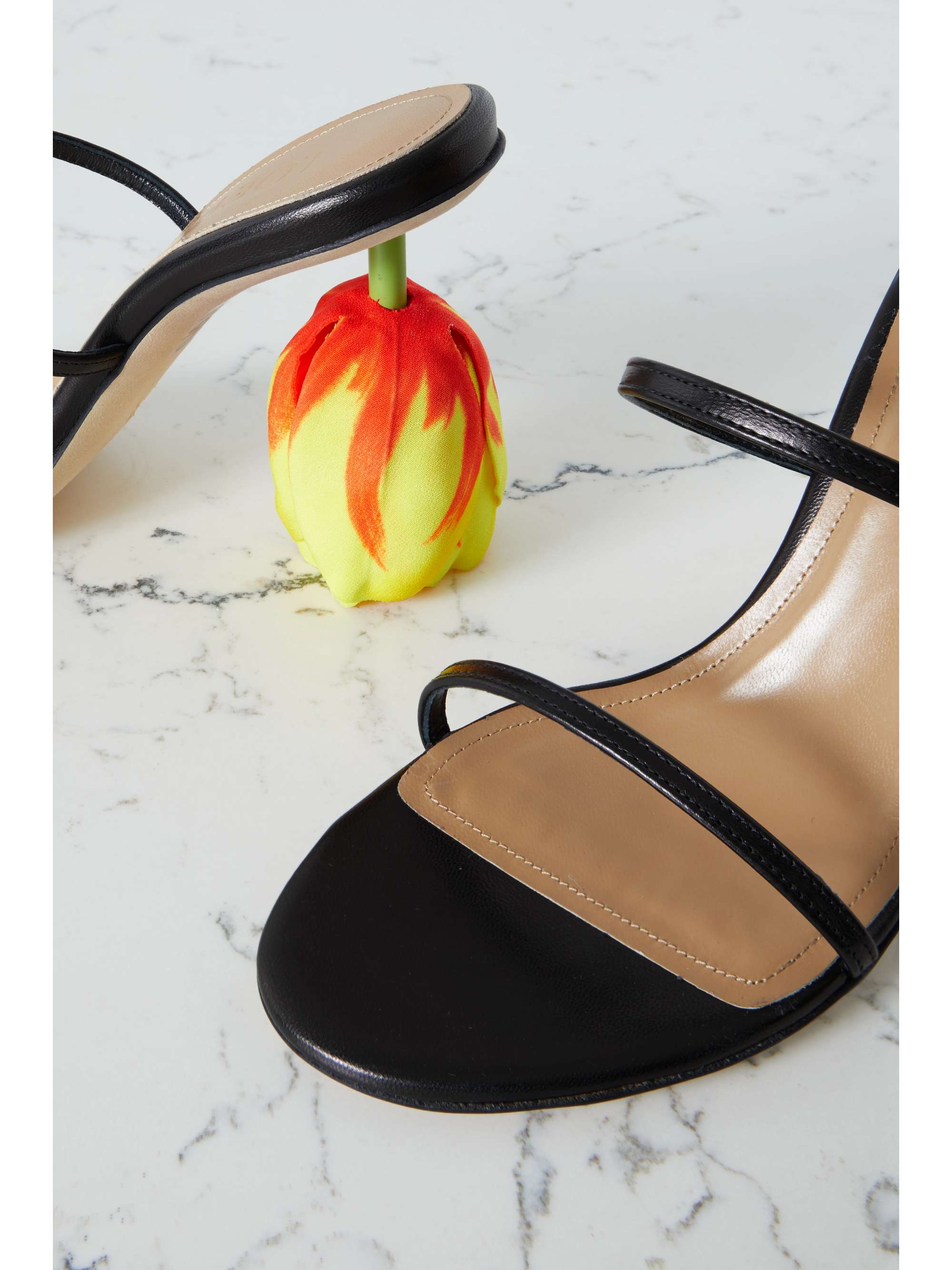 LOEWE Embellished leather mules