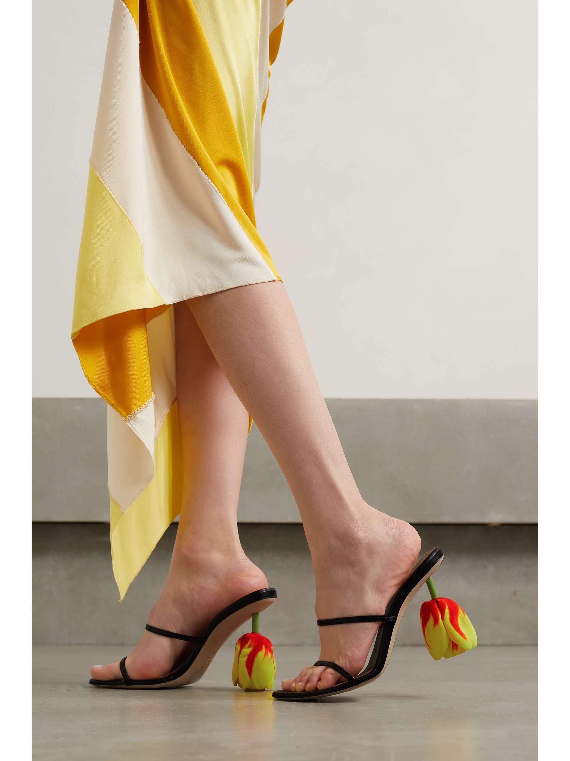 LOEWE Embellished leather mules