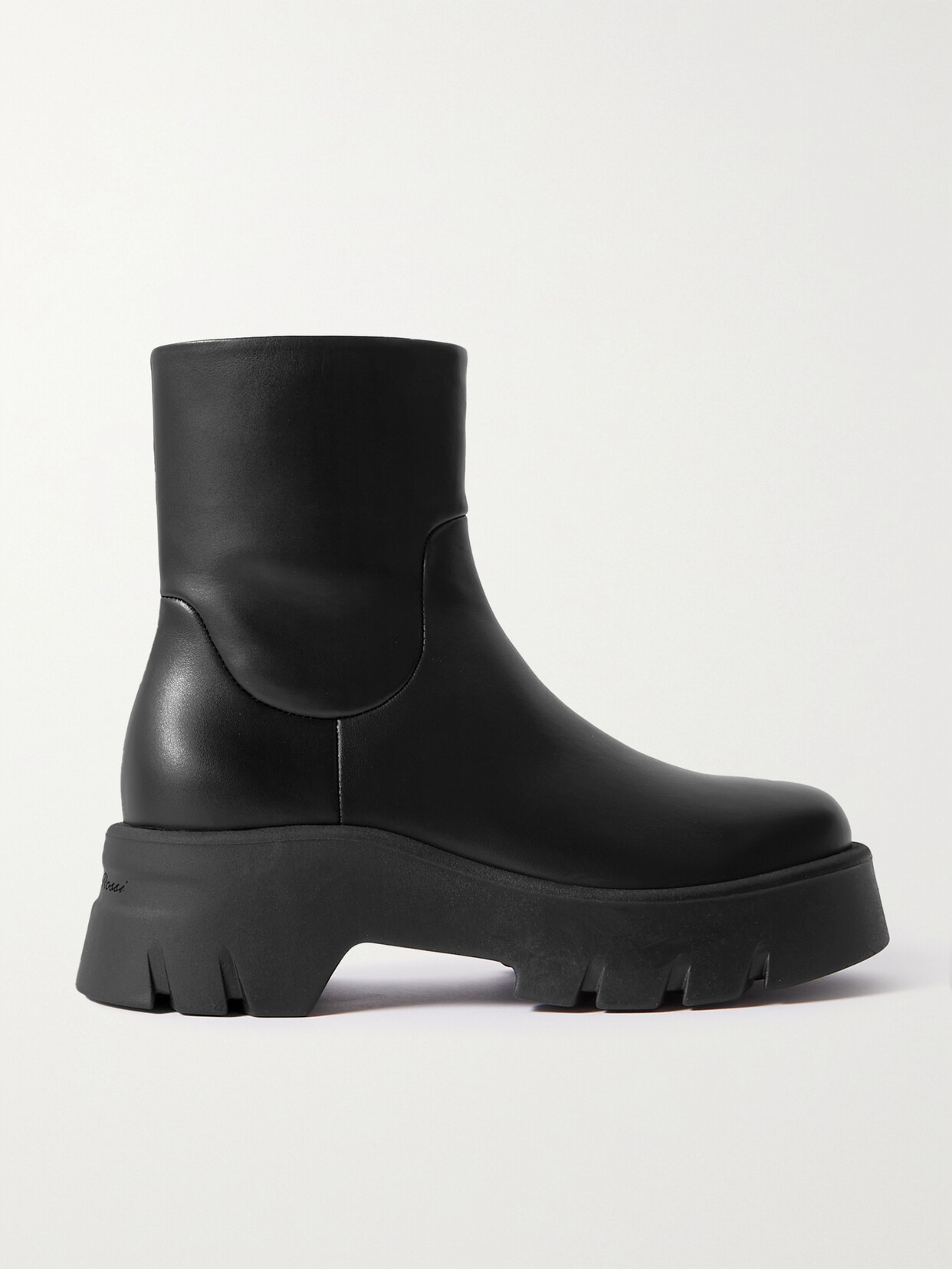 GIANVITO ROSSI MONTEY 20 LEATHER ANKLE BOOTS