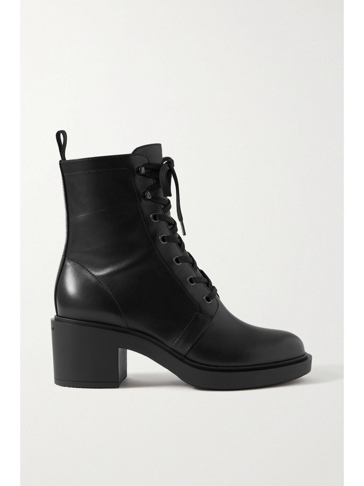 Gianvito Rossi Foster 45 Leather Ankle Boots In Black