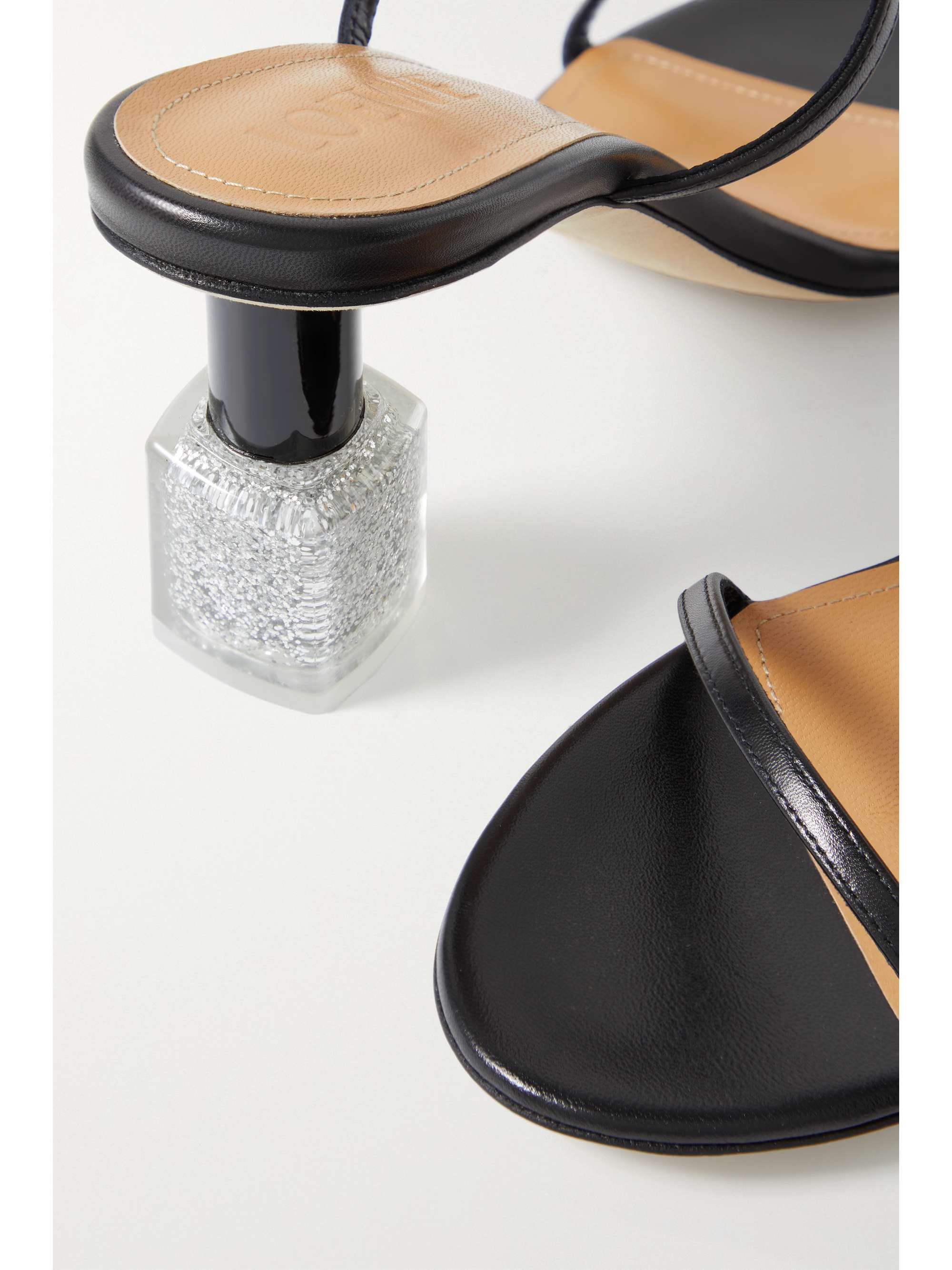LOEWE Embellished leather mules