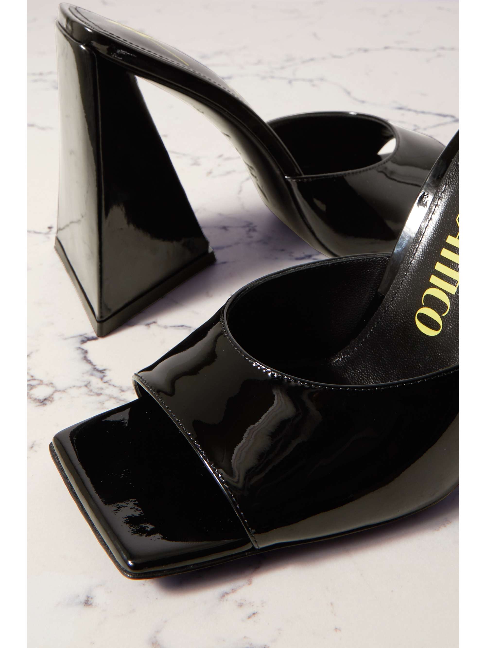 THE ATTICO Devon satin mules