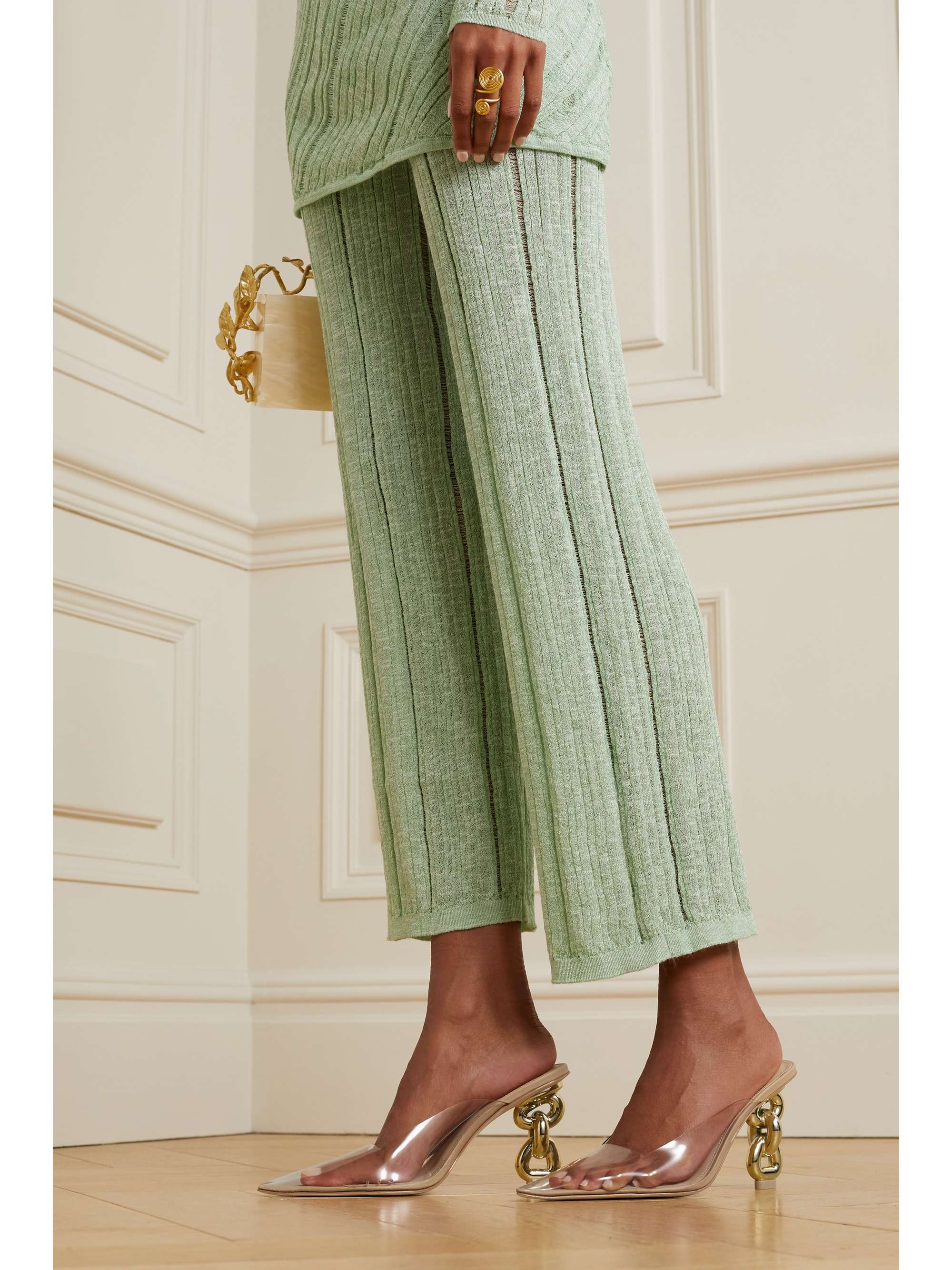 CULT GAIA Carmen PVC mules | NET-A-PORTER
