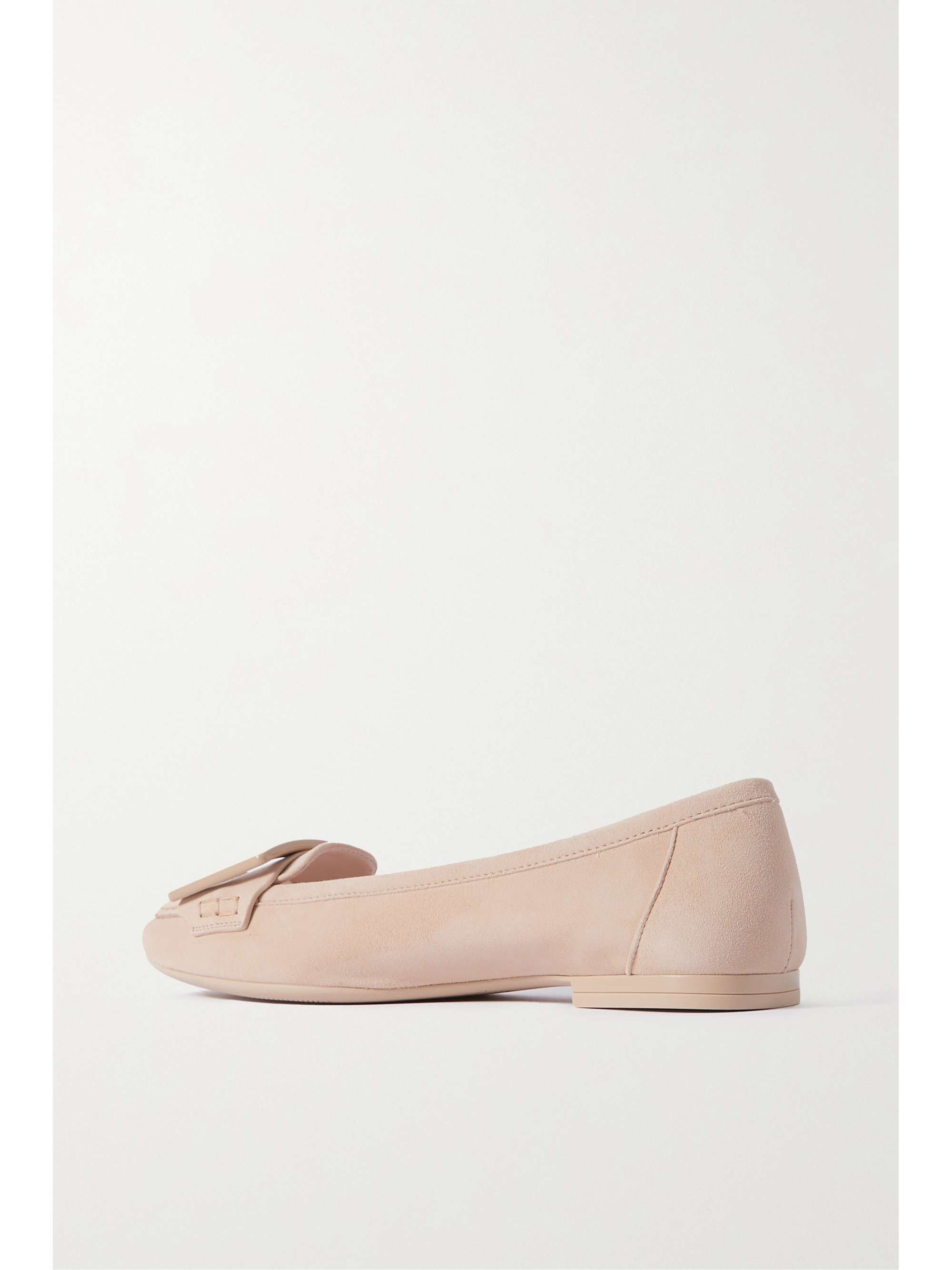 ROGER VIVIER Buckled suede loafers
