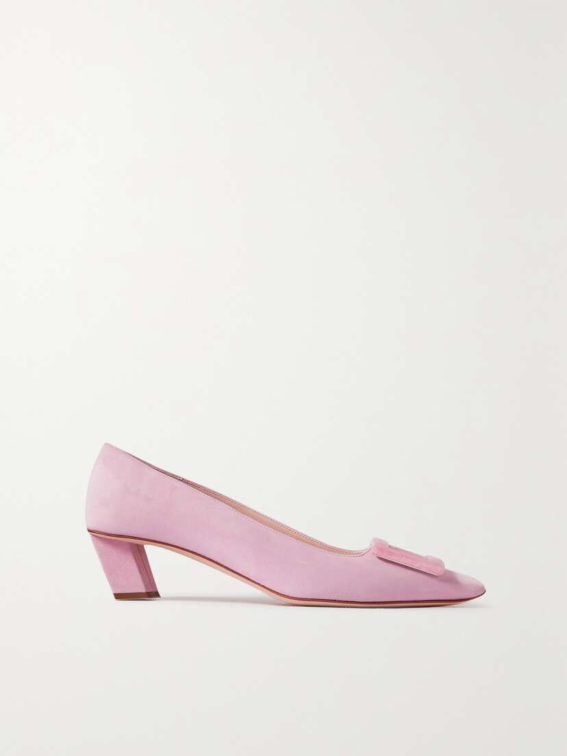 Roger Vivier Belle Vivier Suede Pumps