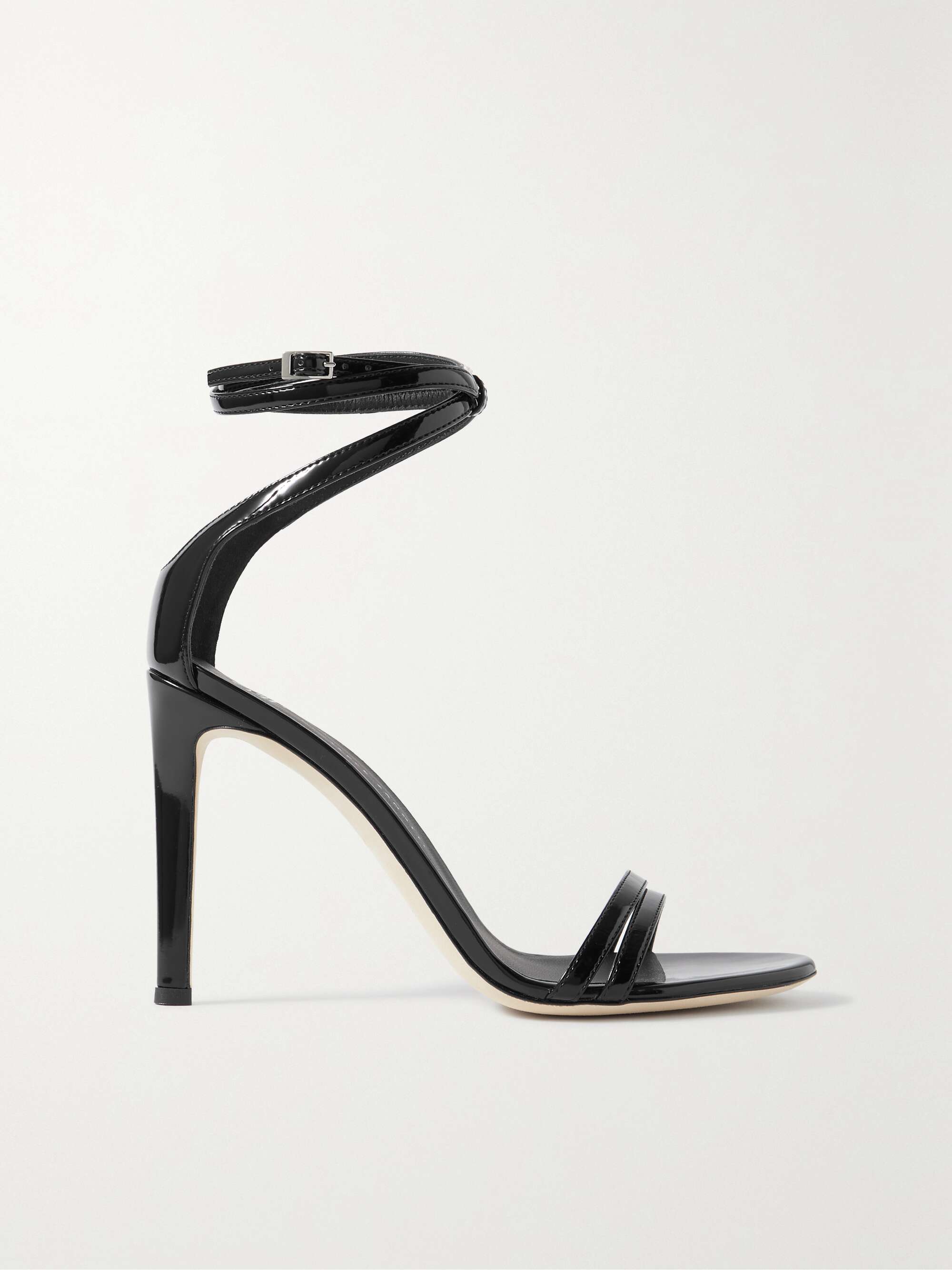 GIUSEPPE ZANOTTI Patent-leather sandals | NET-A-PORTER