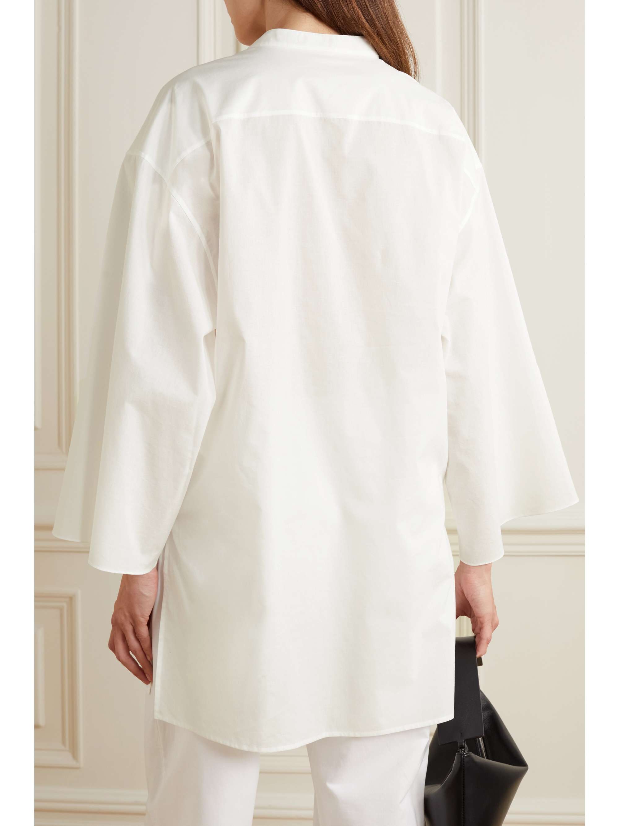 THE ROW Omao oversized cotton-voile tunic