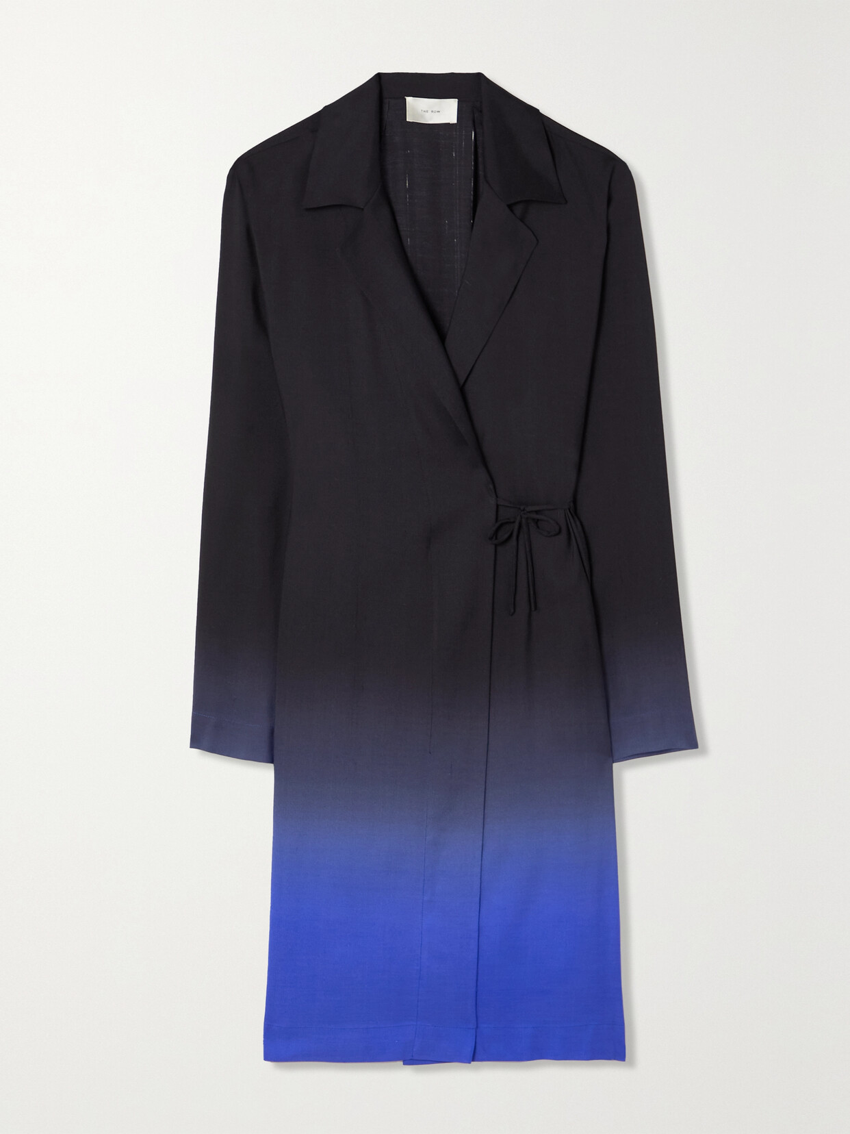 The Row Pura Ombré Silk Wrap Jacket - Blue