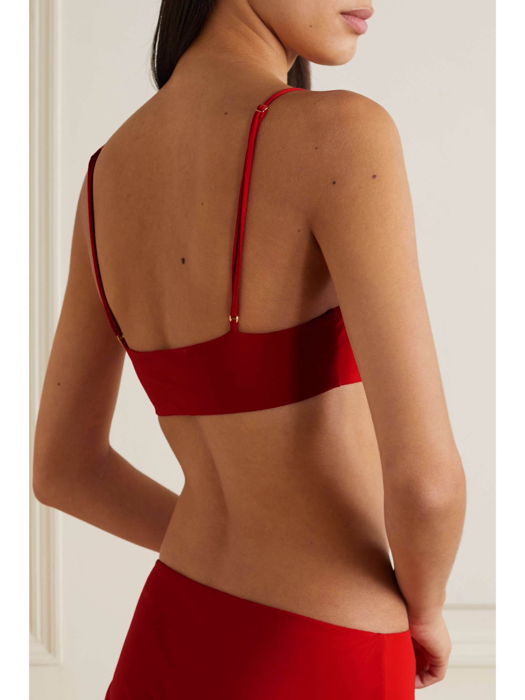 THE ROW Fiori stretch-jersey bralette