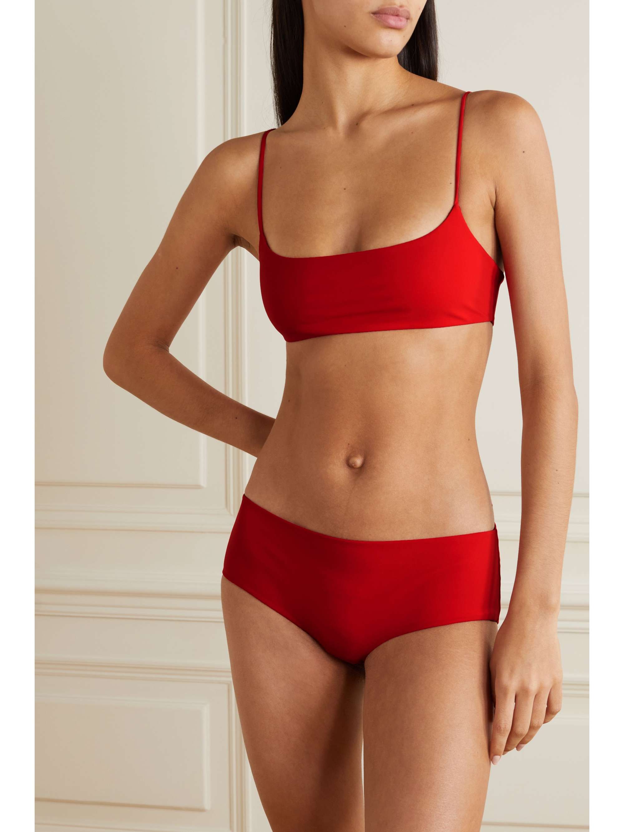 THE ROW Fiori stretch-jersey bralette