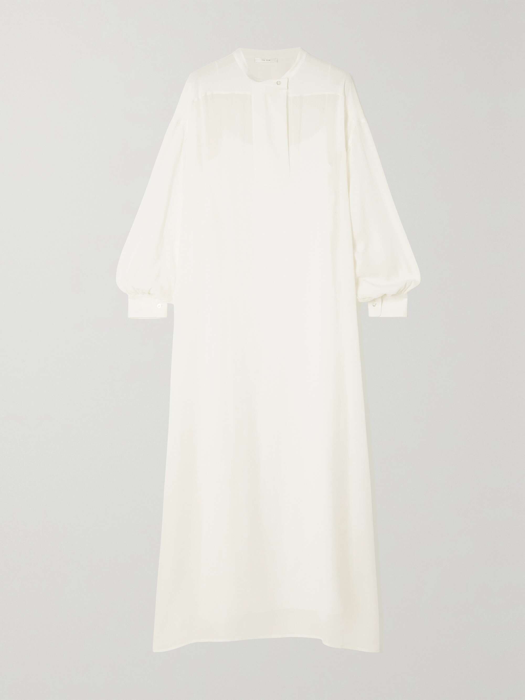 THE ROW Lanai cotton and silk-blend voile maxi dress | NET-A-PORTER