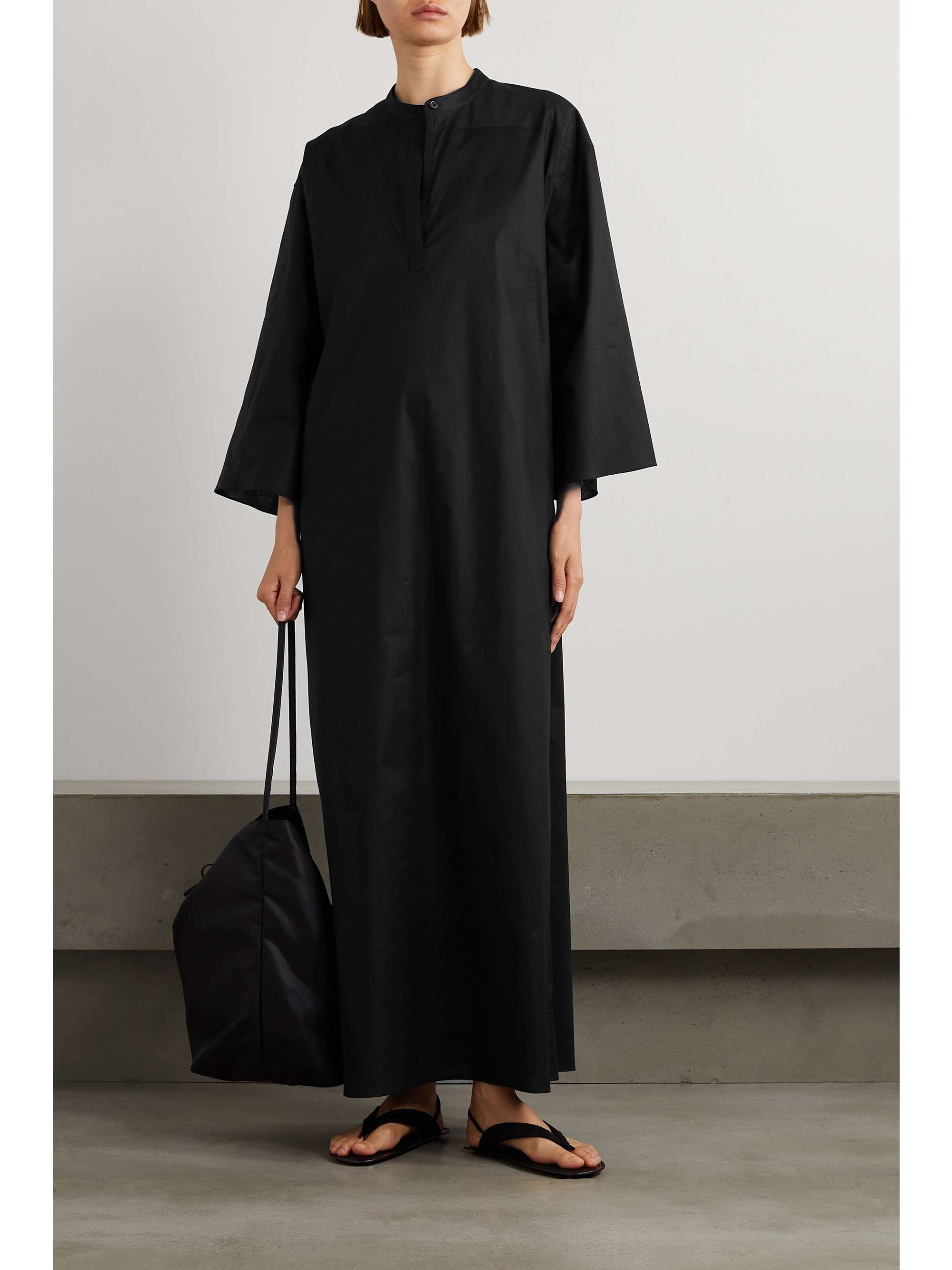 THE ROW Lanna cotton-voile maxi dress