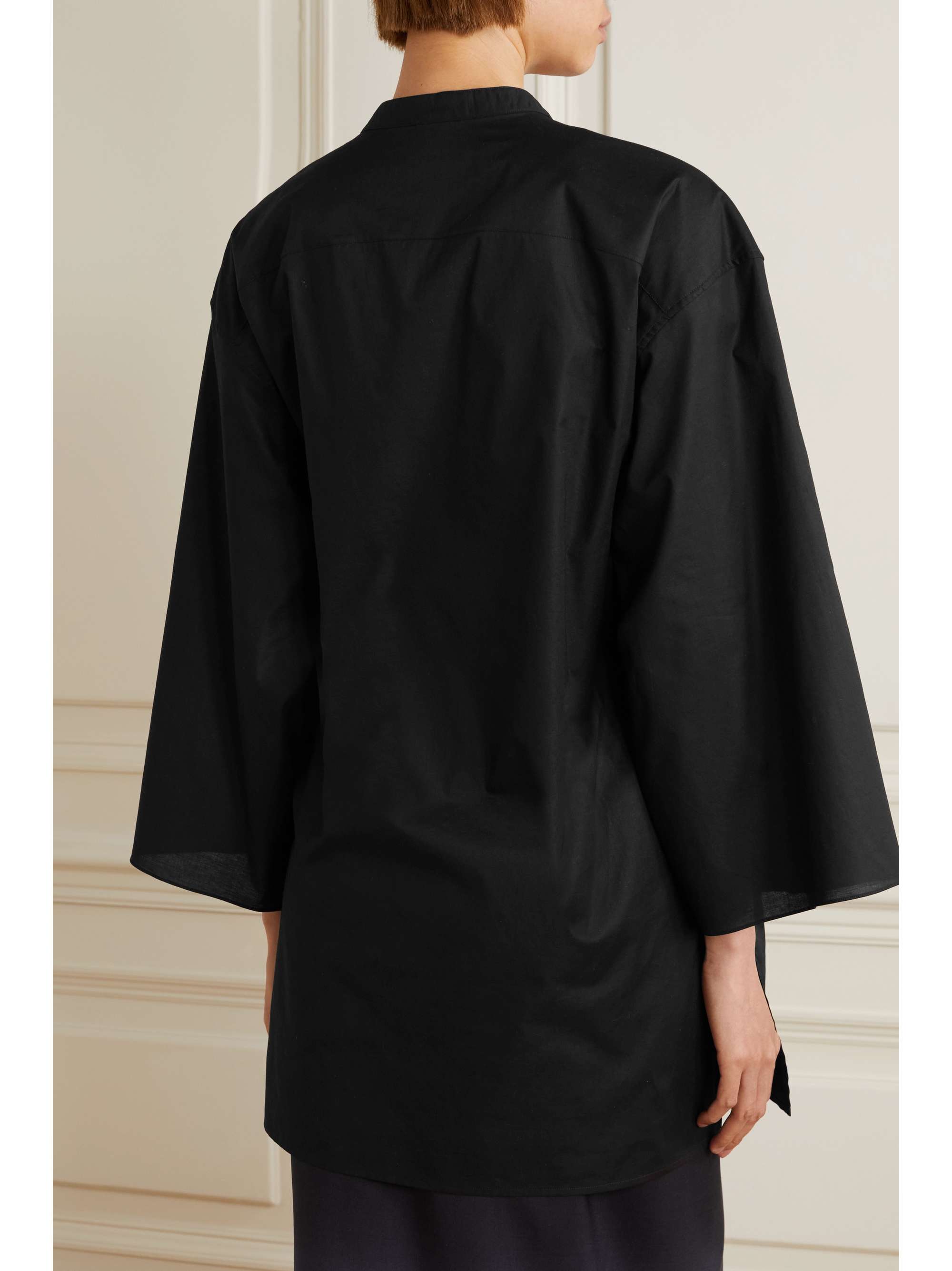 THE ROW Omao oversized cotton-voile tunic