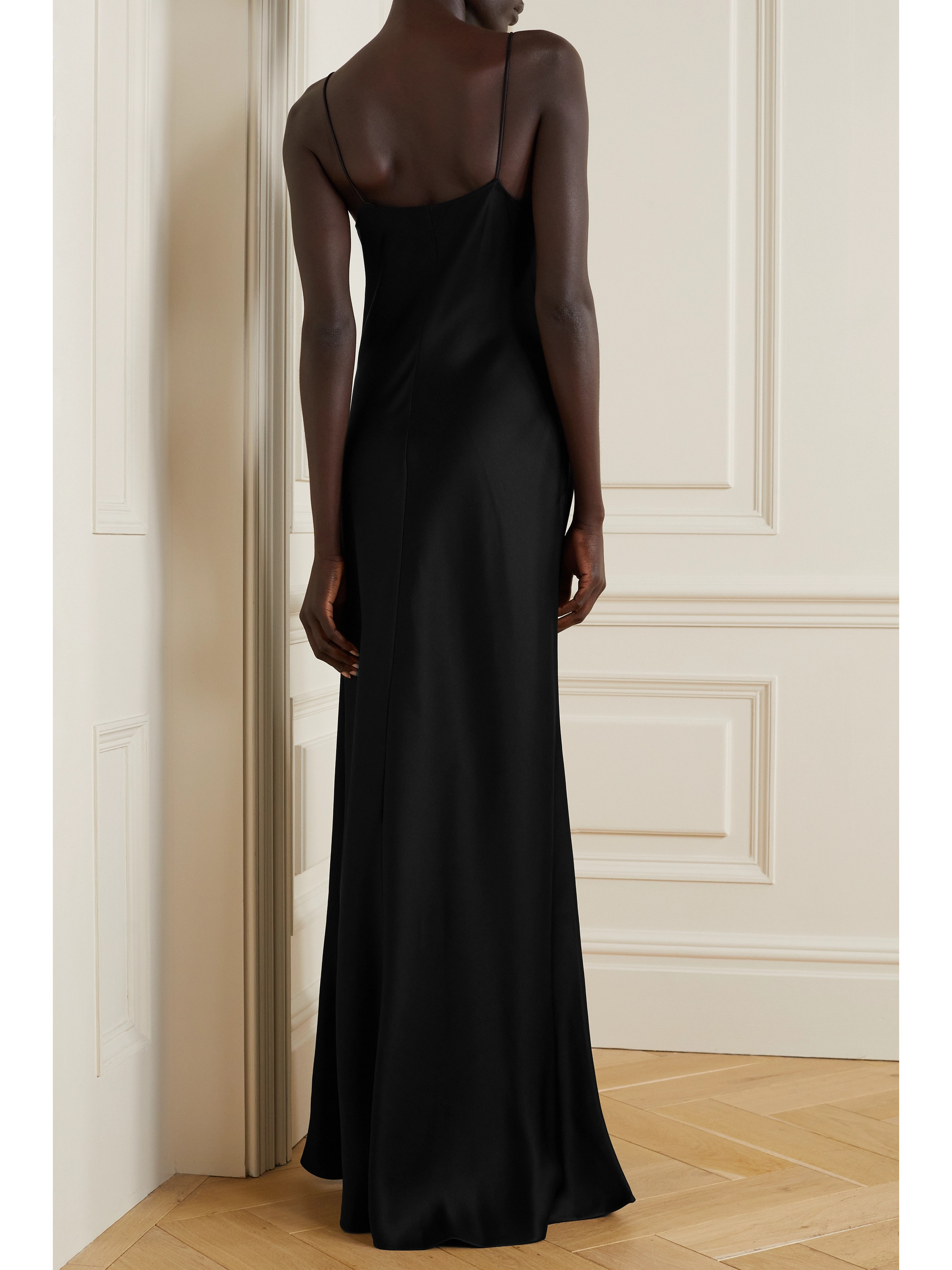 The Row - Guinevere silk-satin maxi dress | Plush