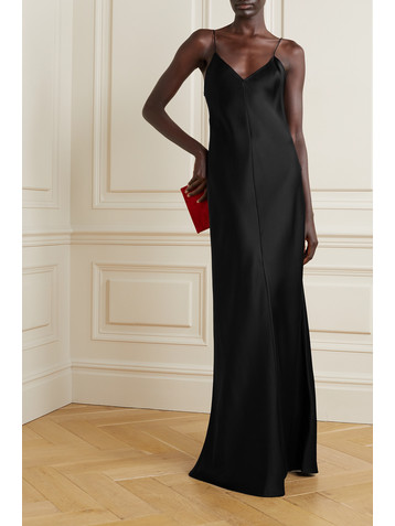 The Row Guinevere silk-satin maxi dress