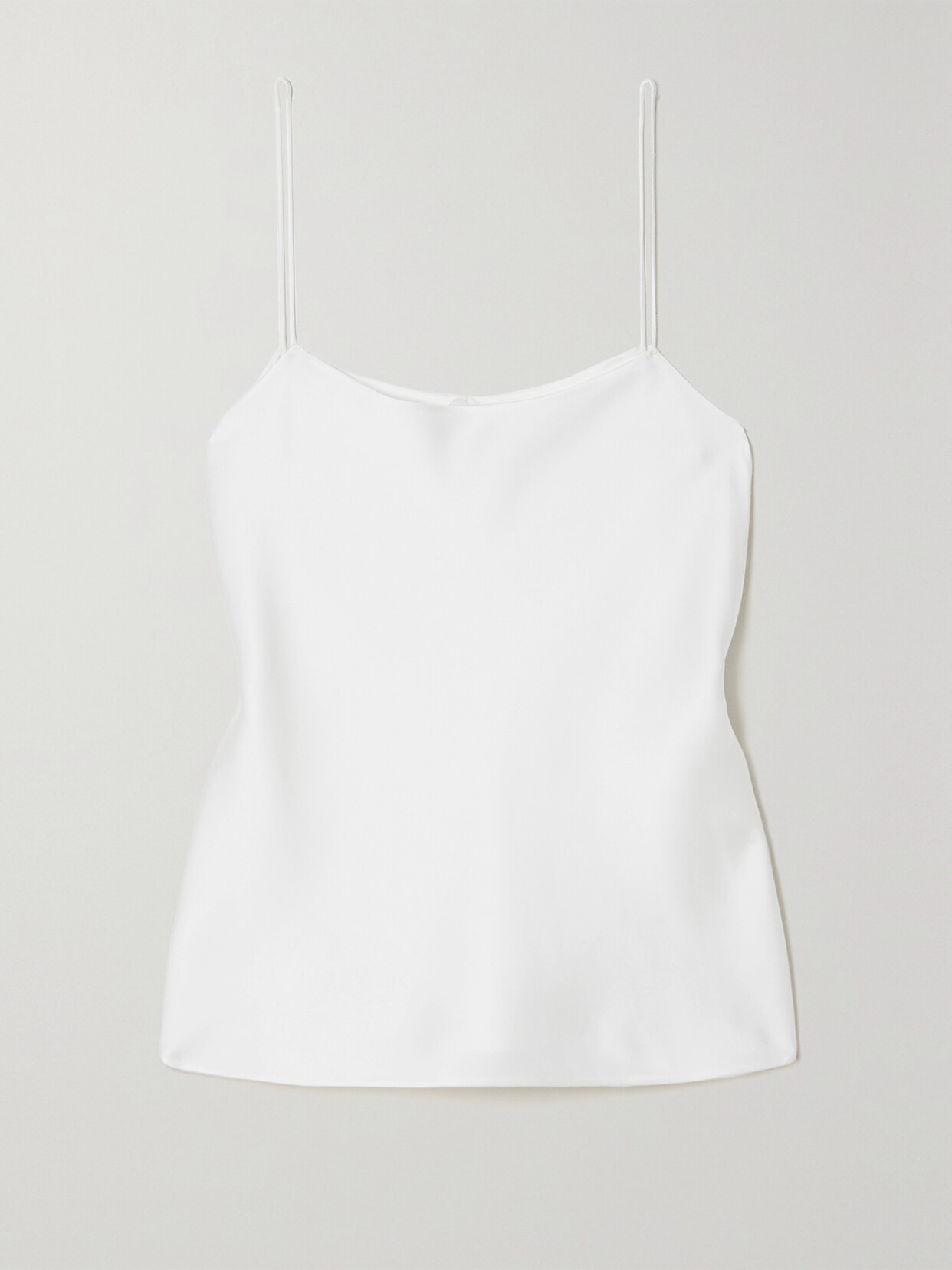 The Row Biggins Silk-satin Camisole In White