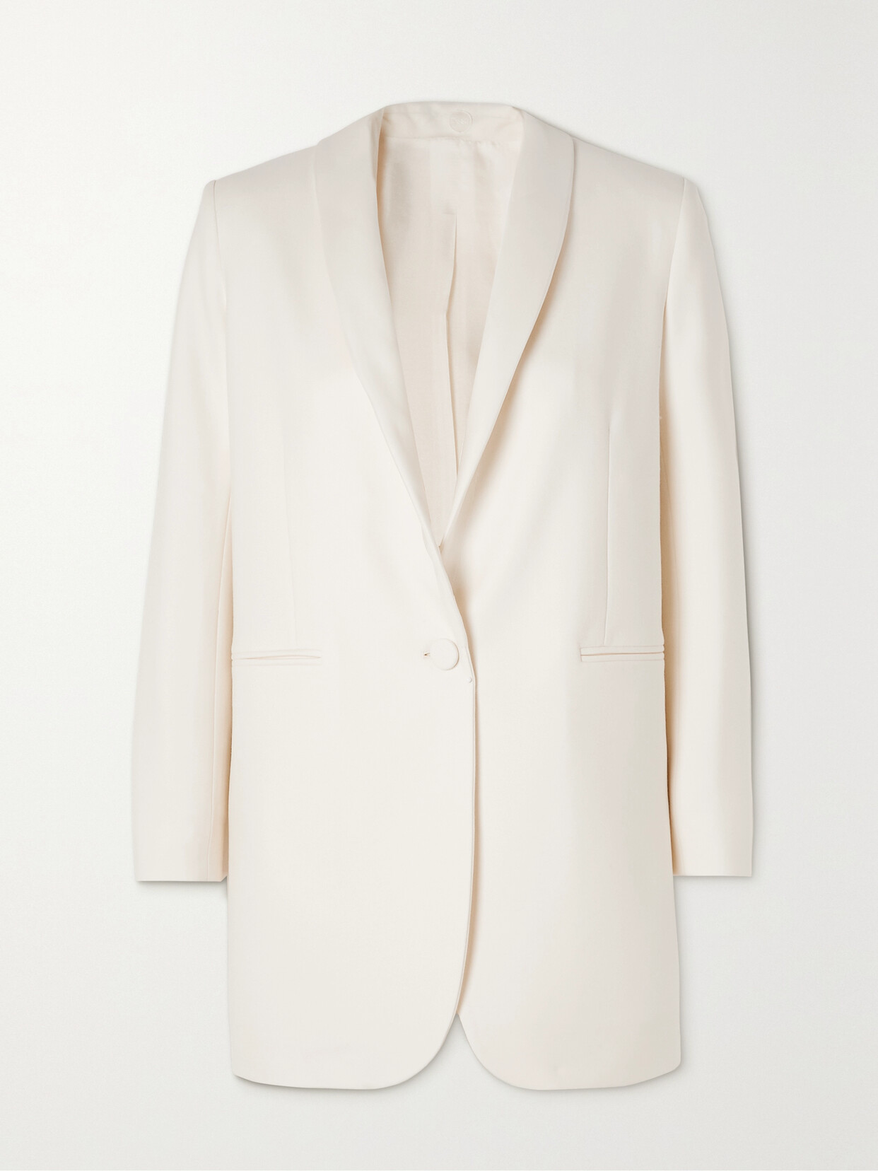The Row Jerry Stretch-wool Blazer - Cream