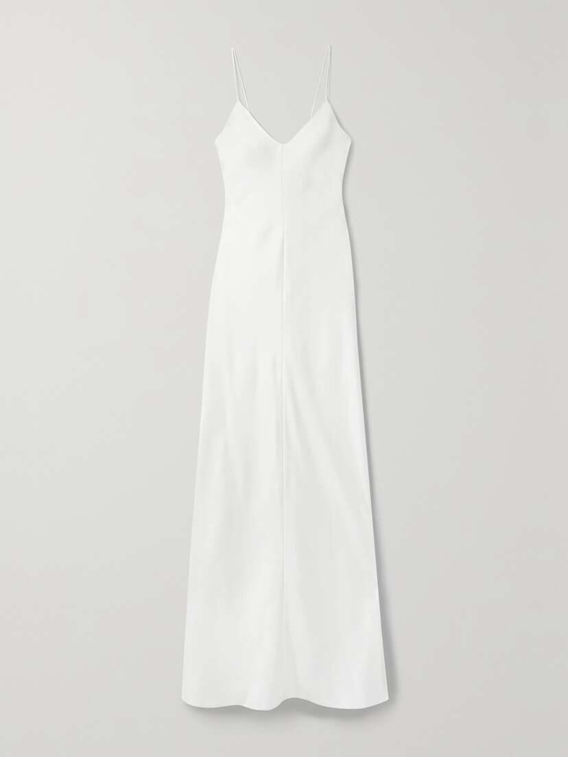 The Row Guinever Silk-satin Maxi Dress
