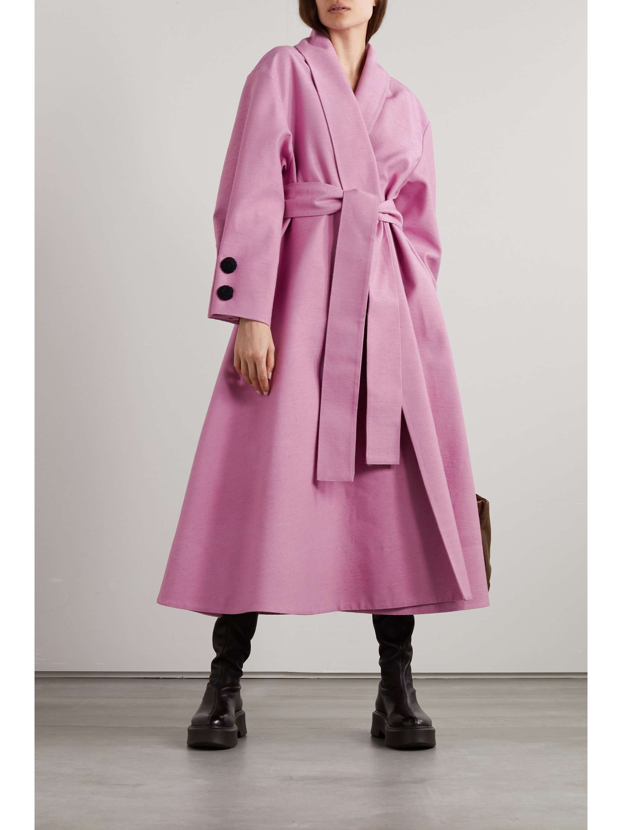 THE ROW Gina silk coat