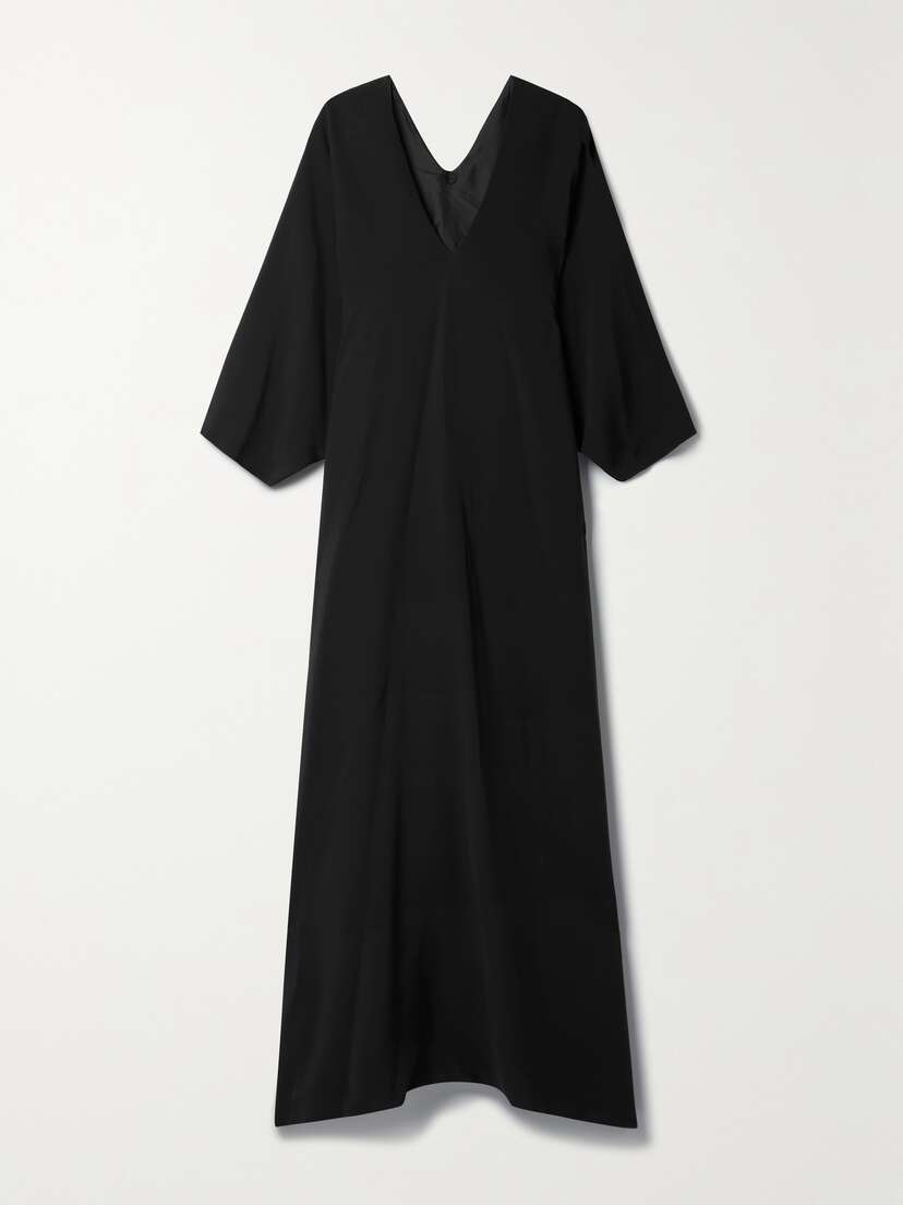 The Row Meelo Silk-crepe Maxi Dress