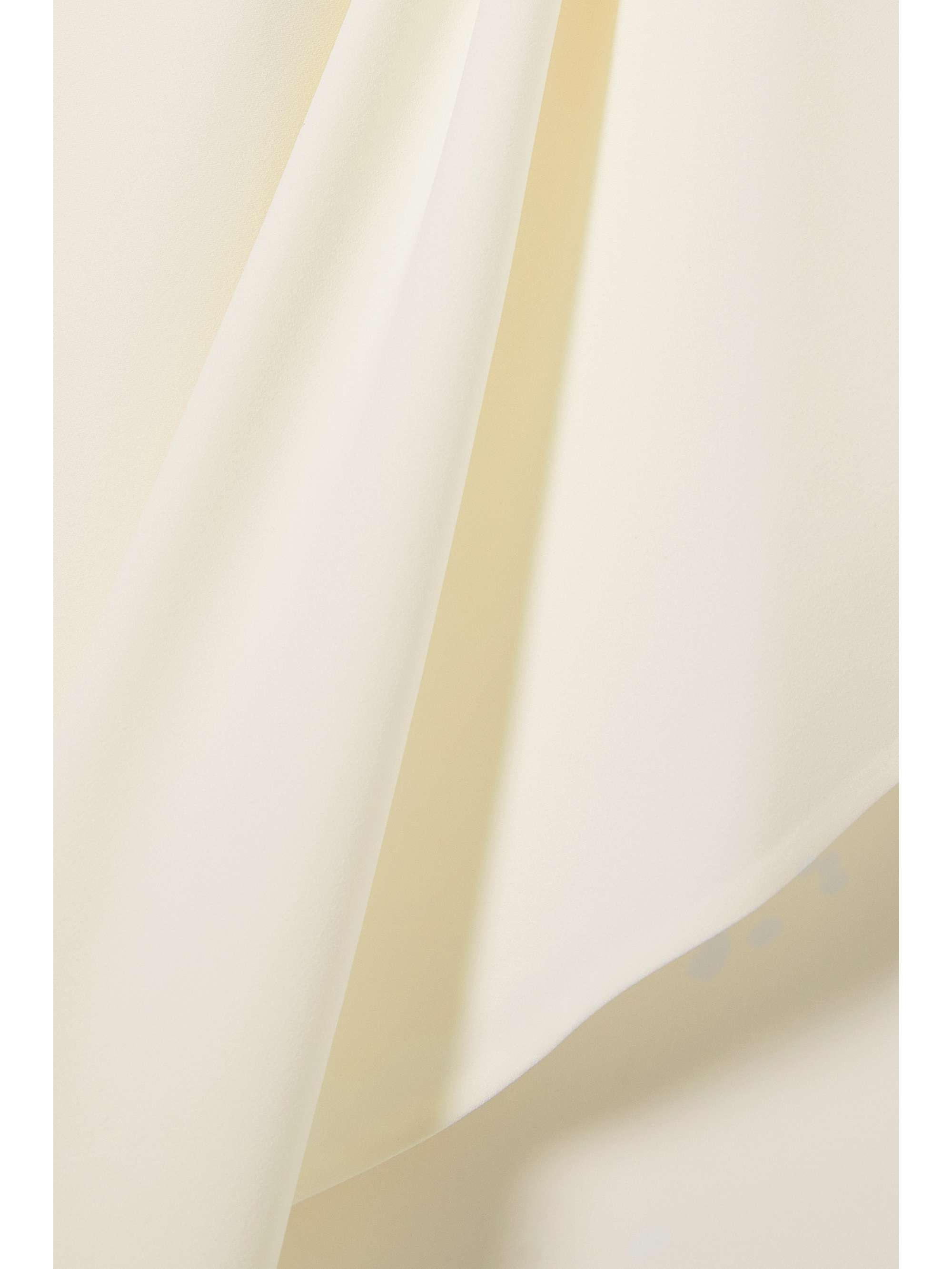 THE ROW Sparrow one-sleeve draped silk-cady gown