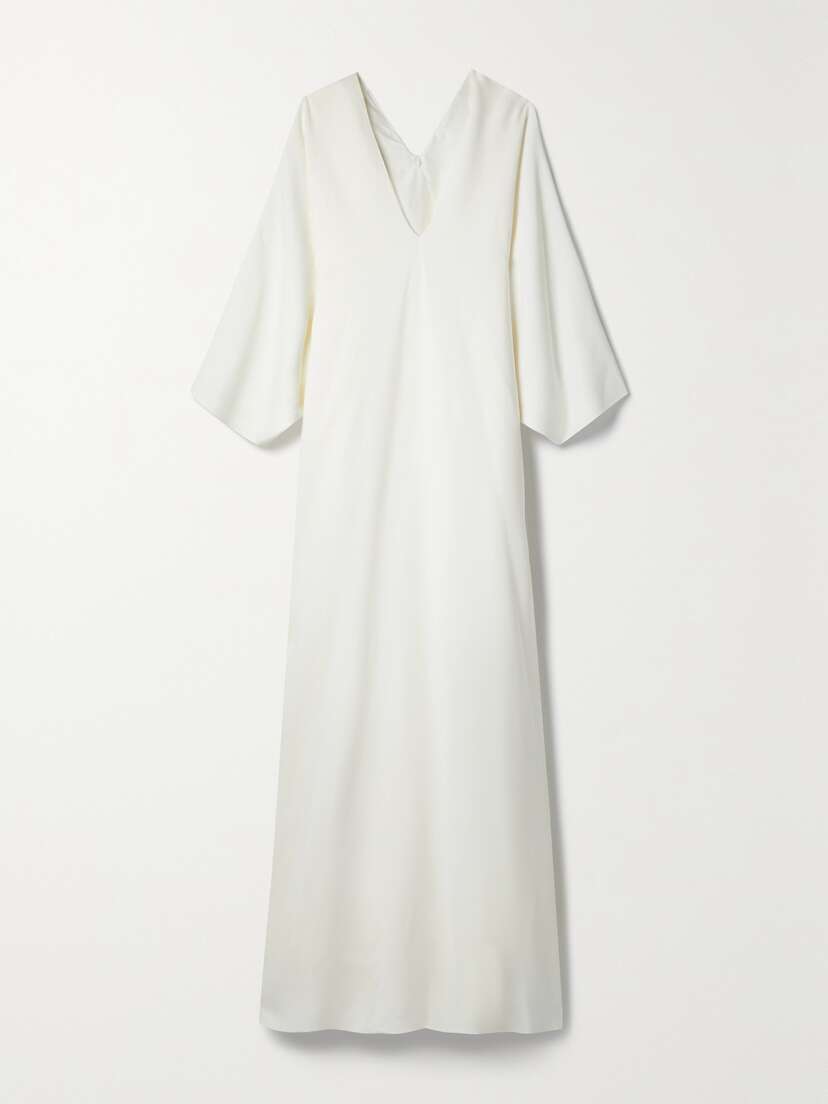 The Row Meelo Silk-crepe Maxi Dress