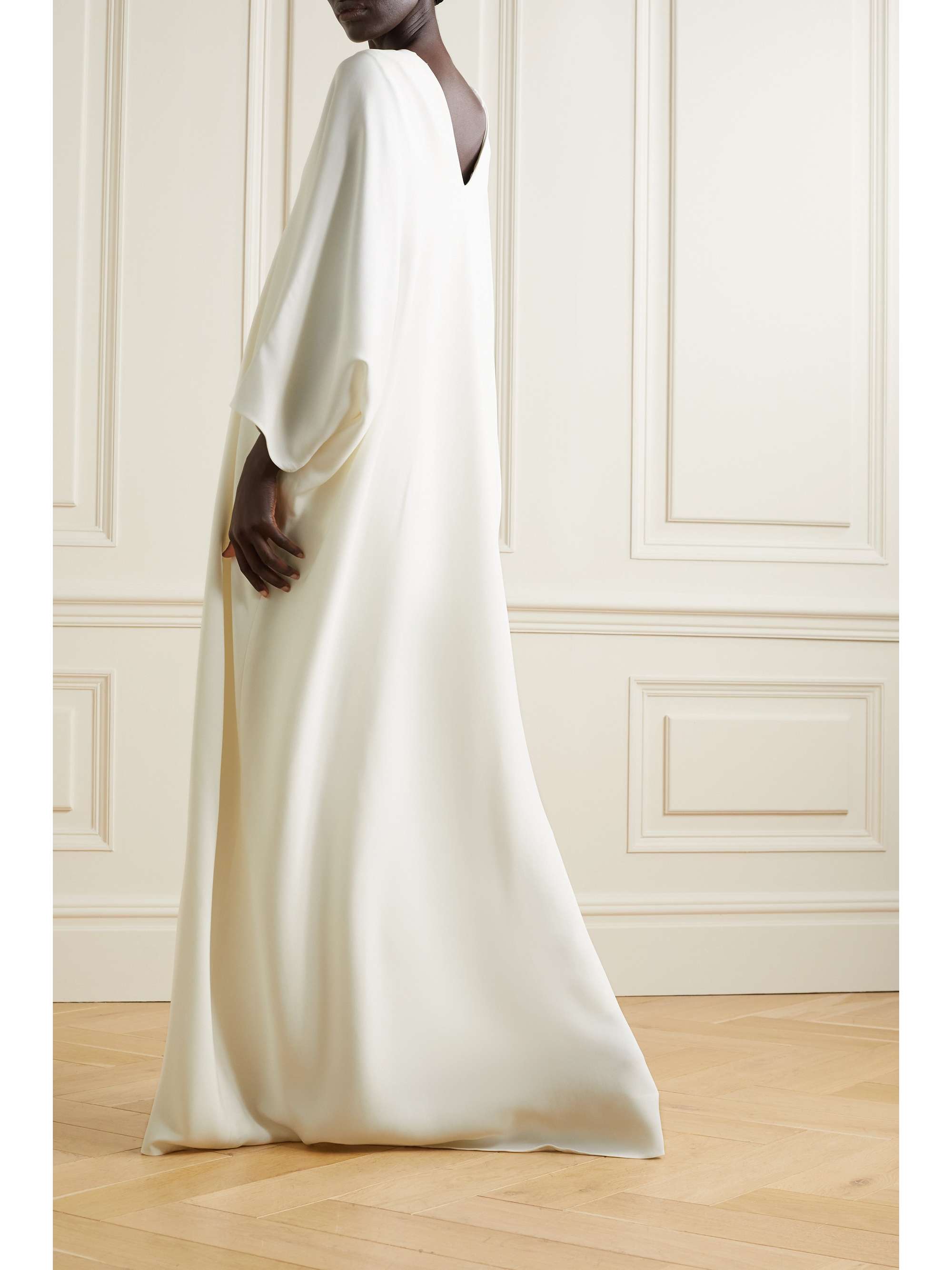 THE ROW Meelo silk-crepe maxi dress | NET-A-PORTER