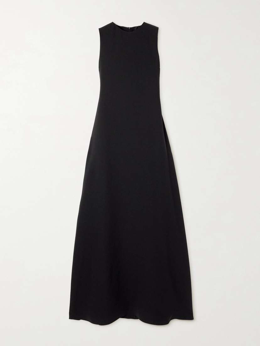 The Row Eno Silk-crepe Maxi Dress