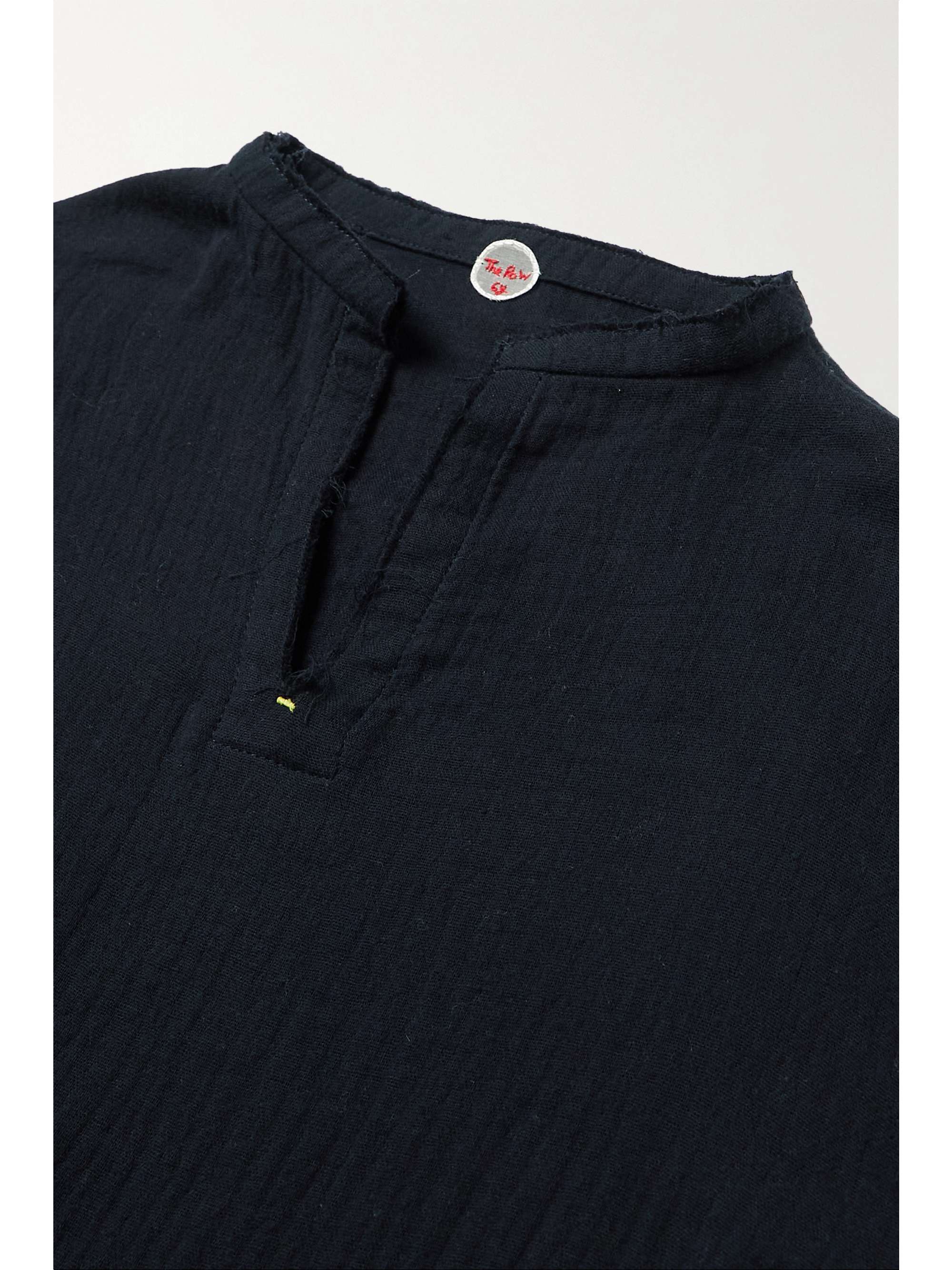 THE ROW KIDS Elin frayed cotton-gauze top