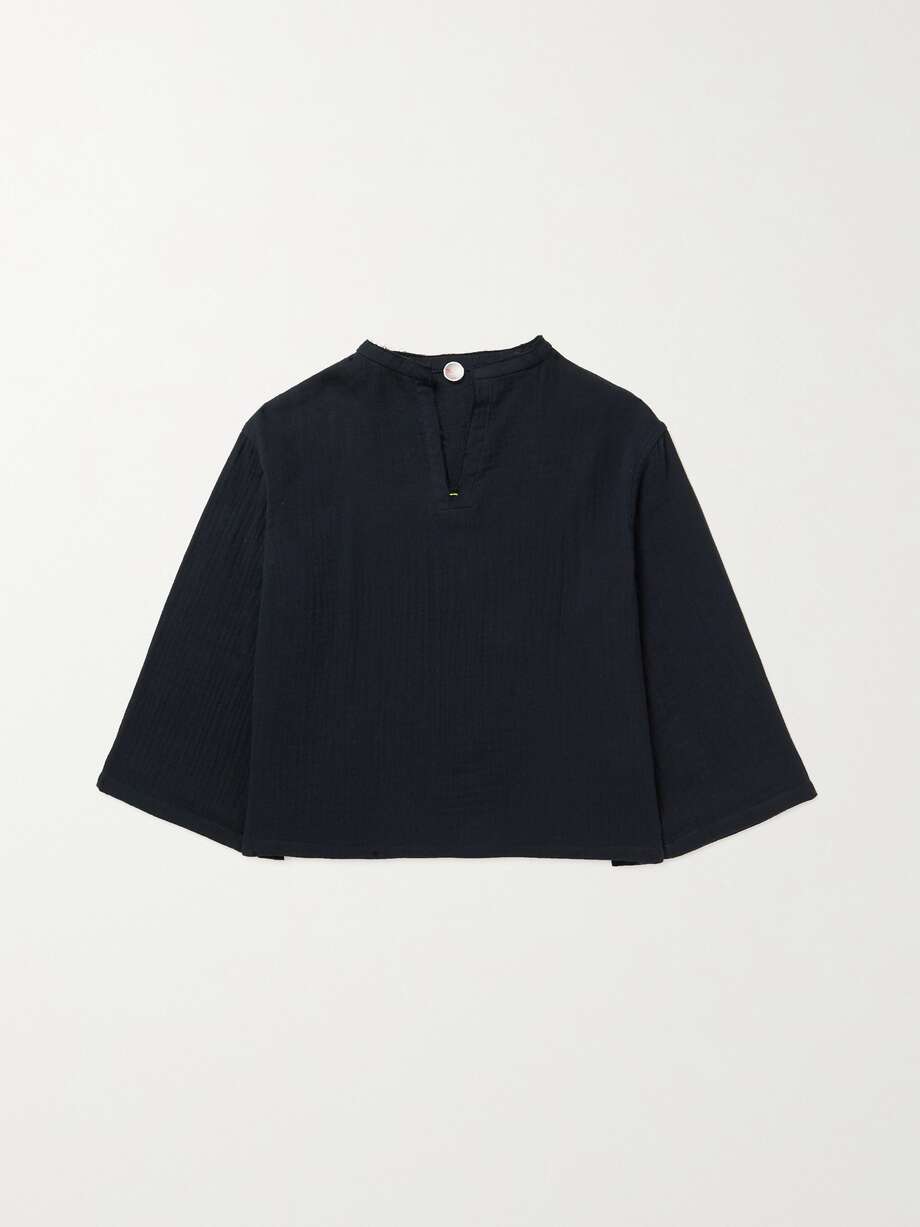 net-a-porter.com | Haut en gaze de coton effilée Elin