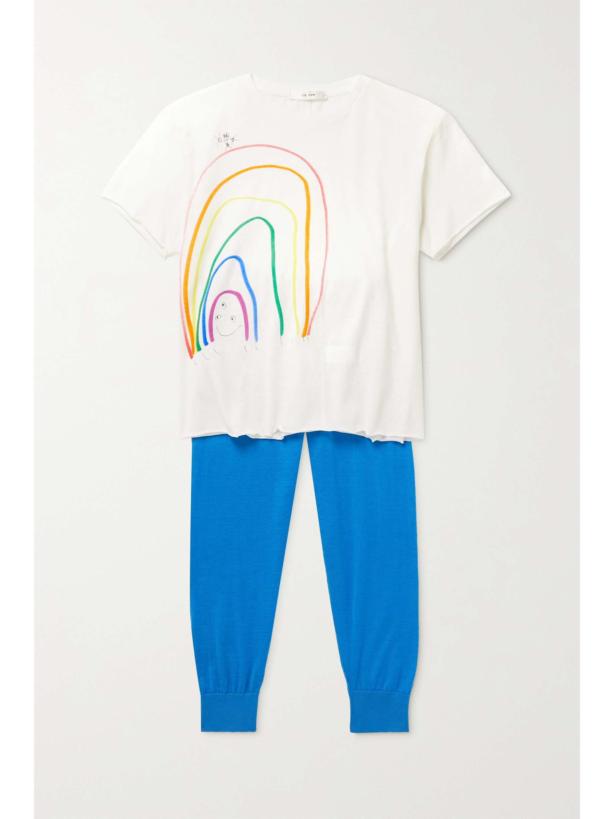 THE ROW KIDS Pantalon de survêtement en cachemire et soie mélangés Louie