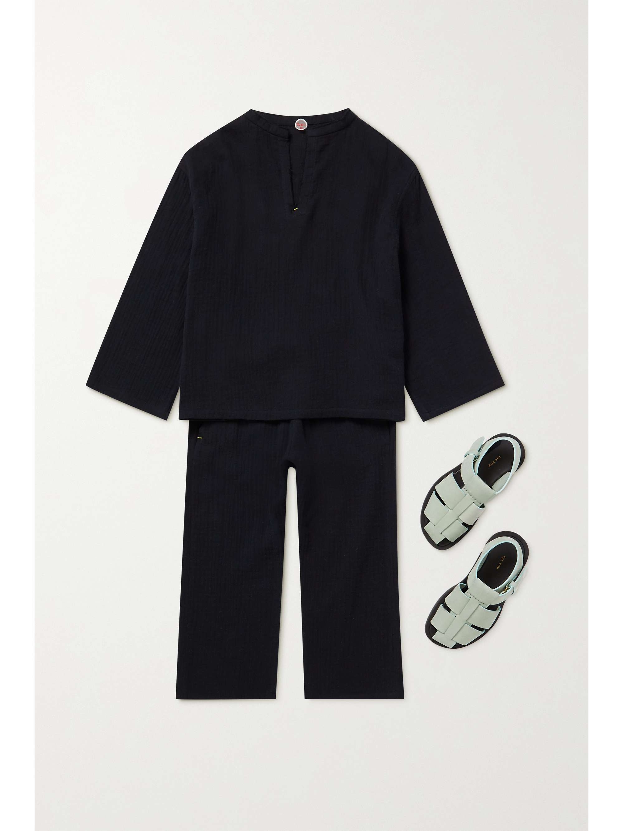 THE ROW KIDS Fisherman cutout sandals