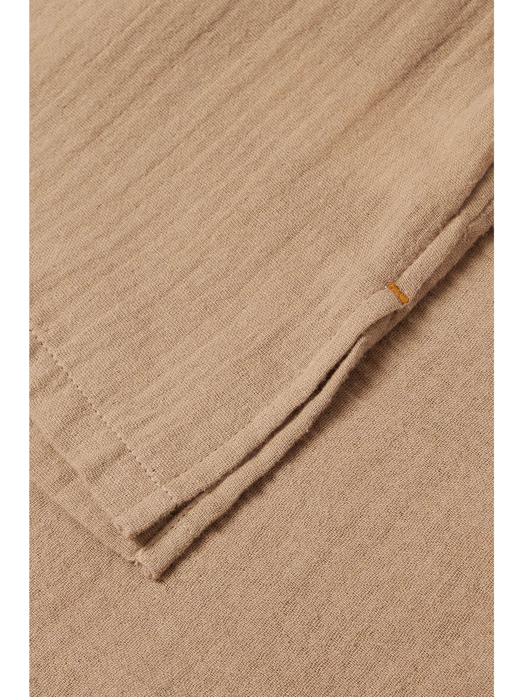 THE ROW KIDS Elin frayed cotton-gauze top