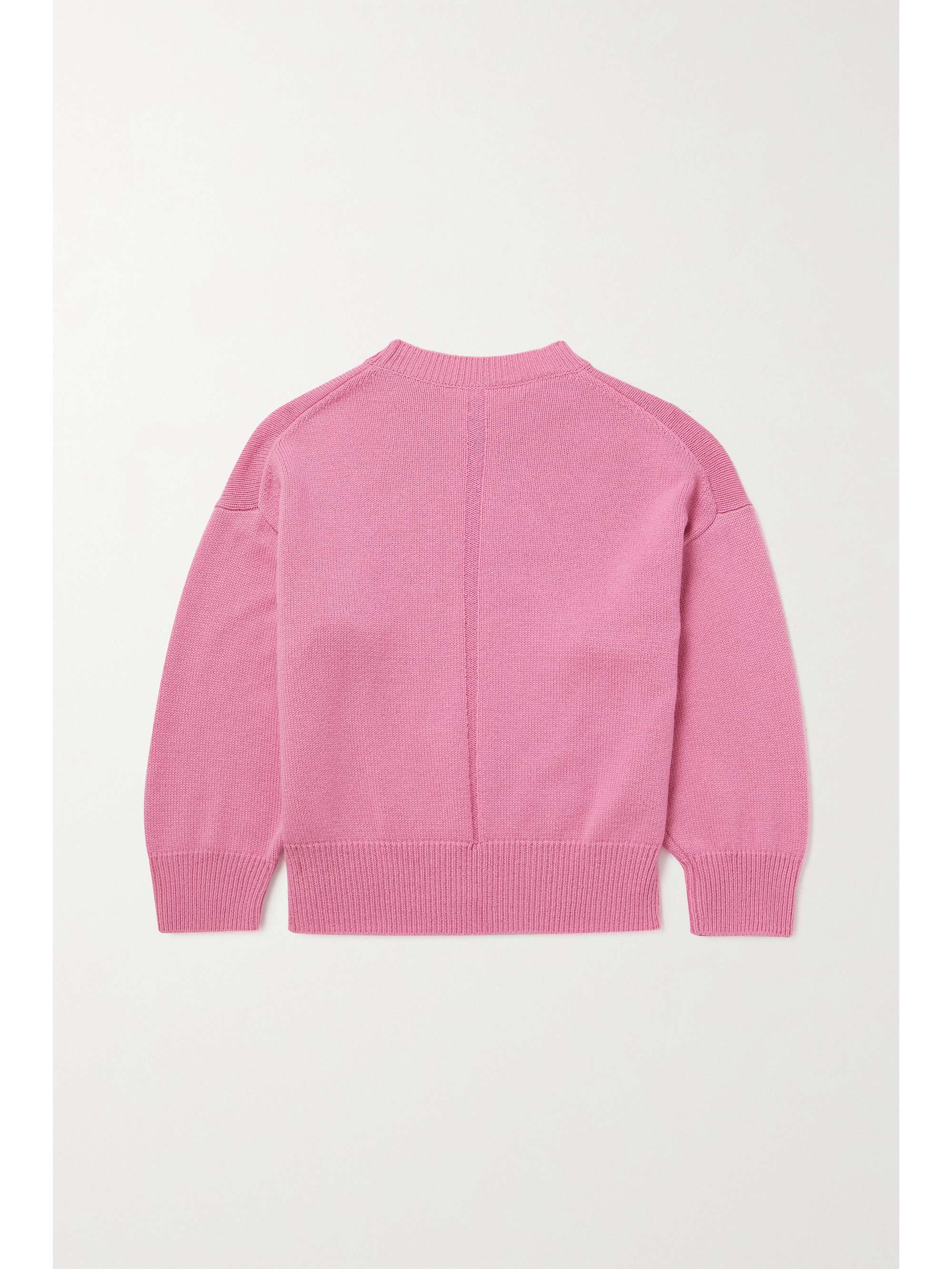 THE ROW KIDS Dino embroidered cashmere sweater