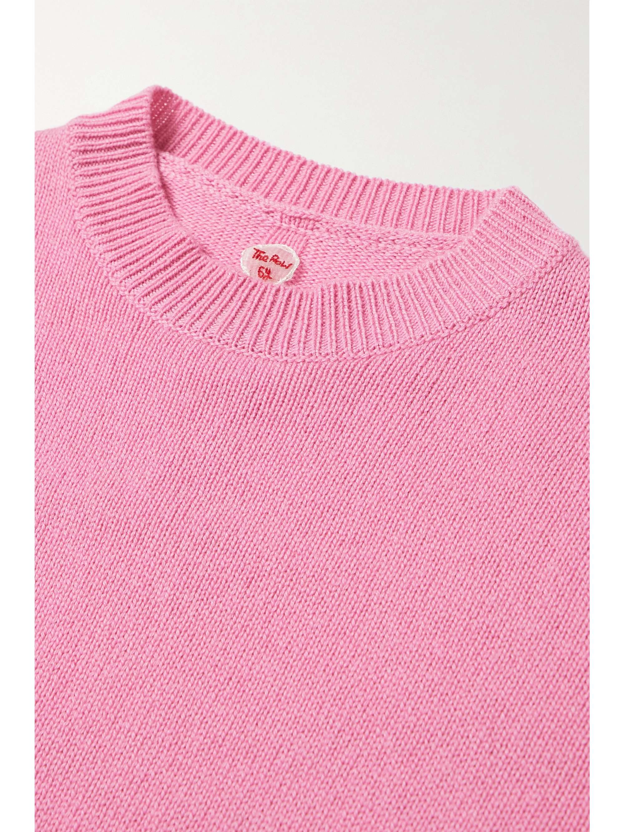 THE ROW KIDS Dino embroidered cashmere sweater