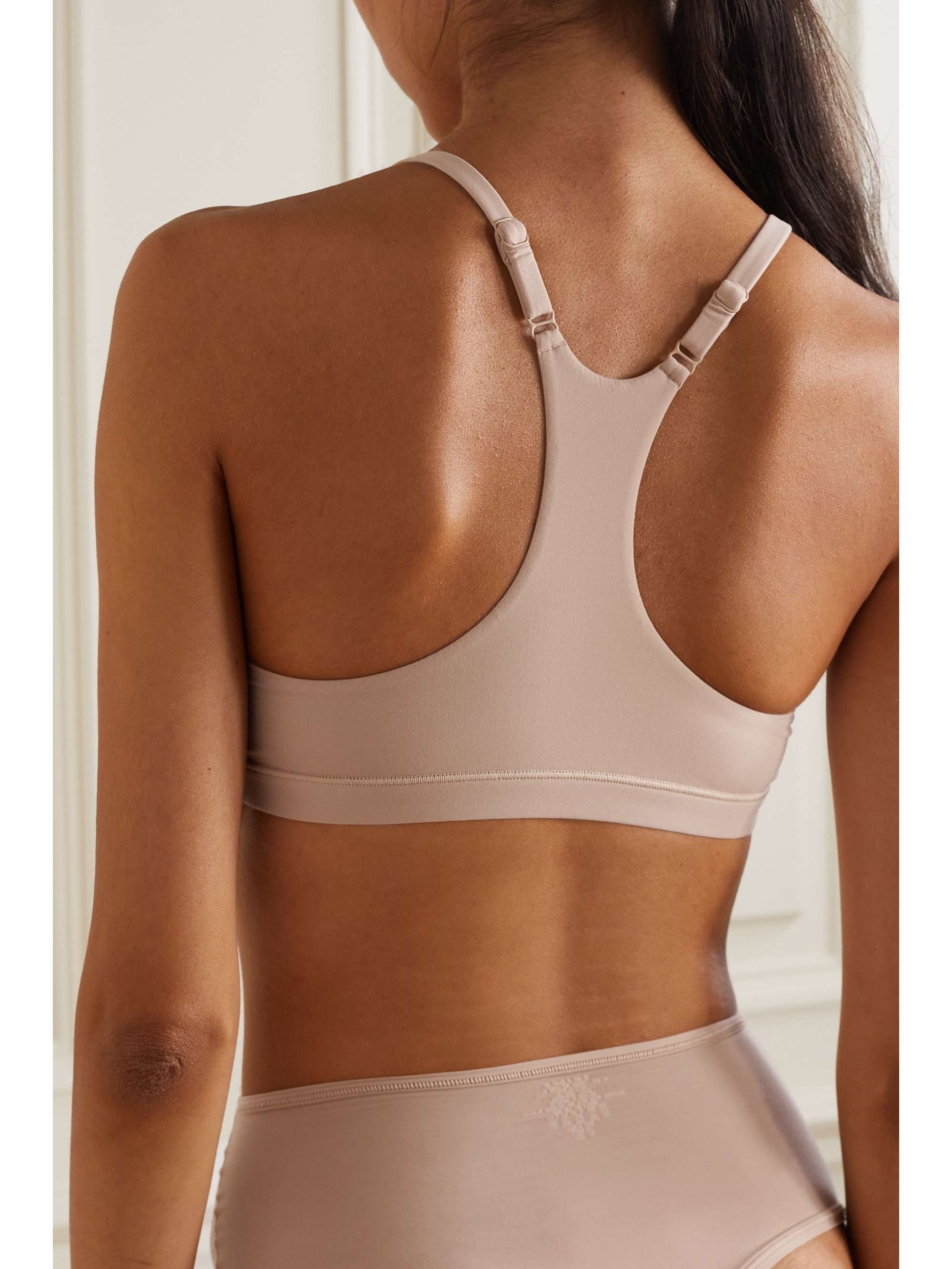 SKIMS Fits Everybody Scoop Racerback bralette - Clay
