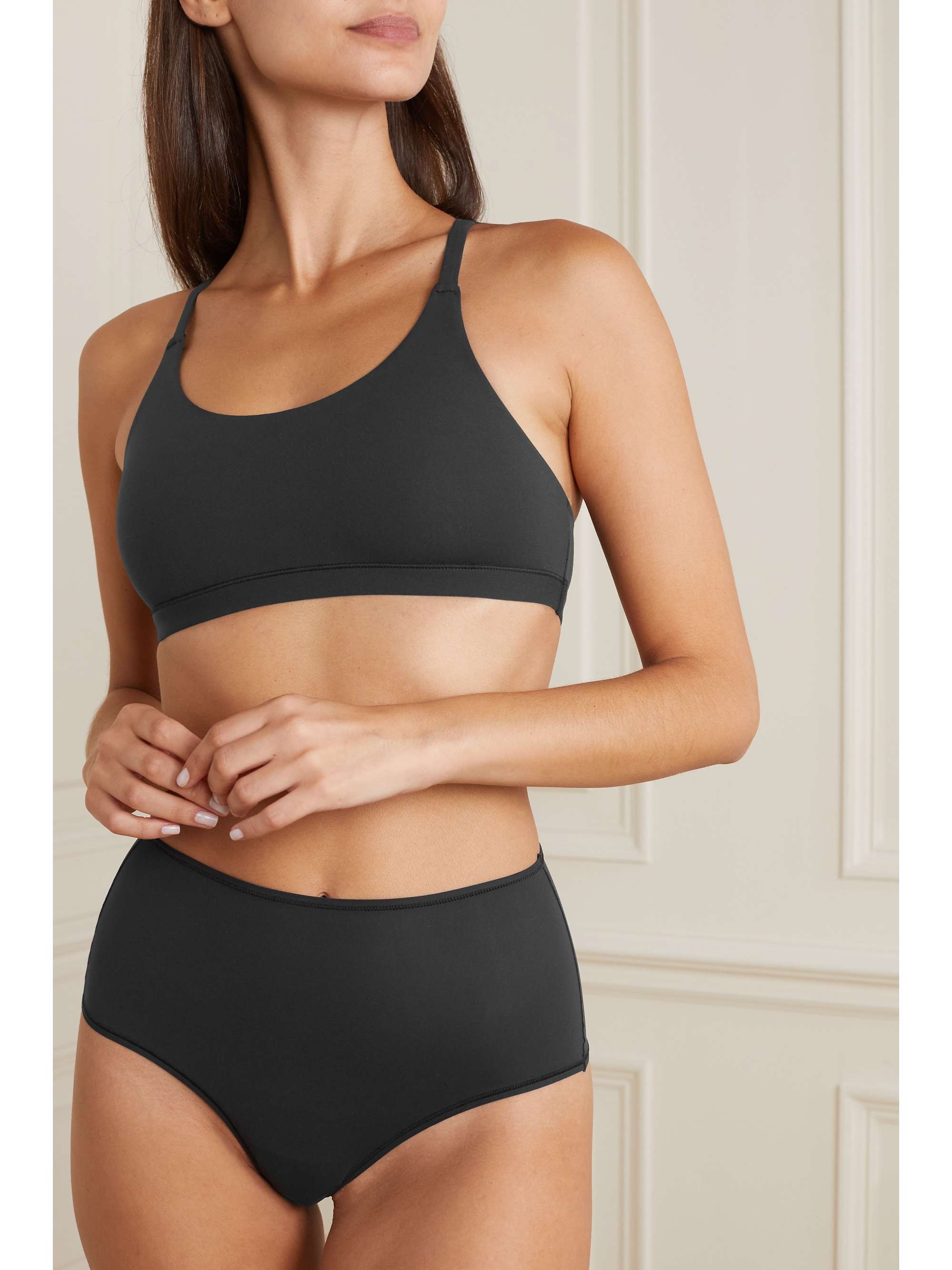 SKIMS Fits Everybody Scoop Racerback bralette - Clay