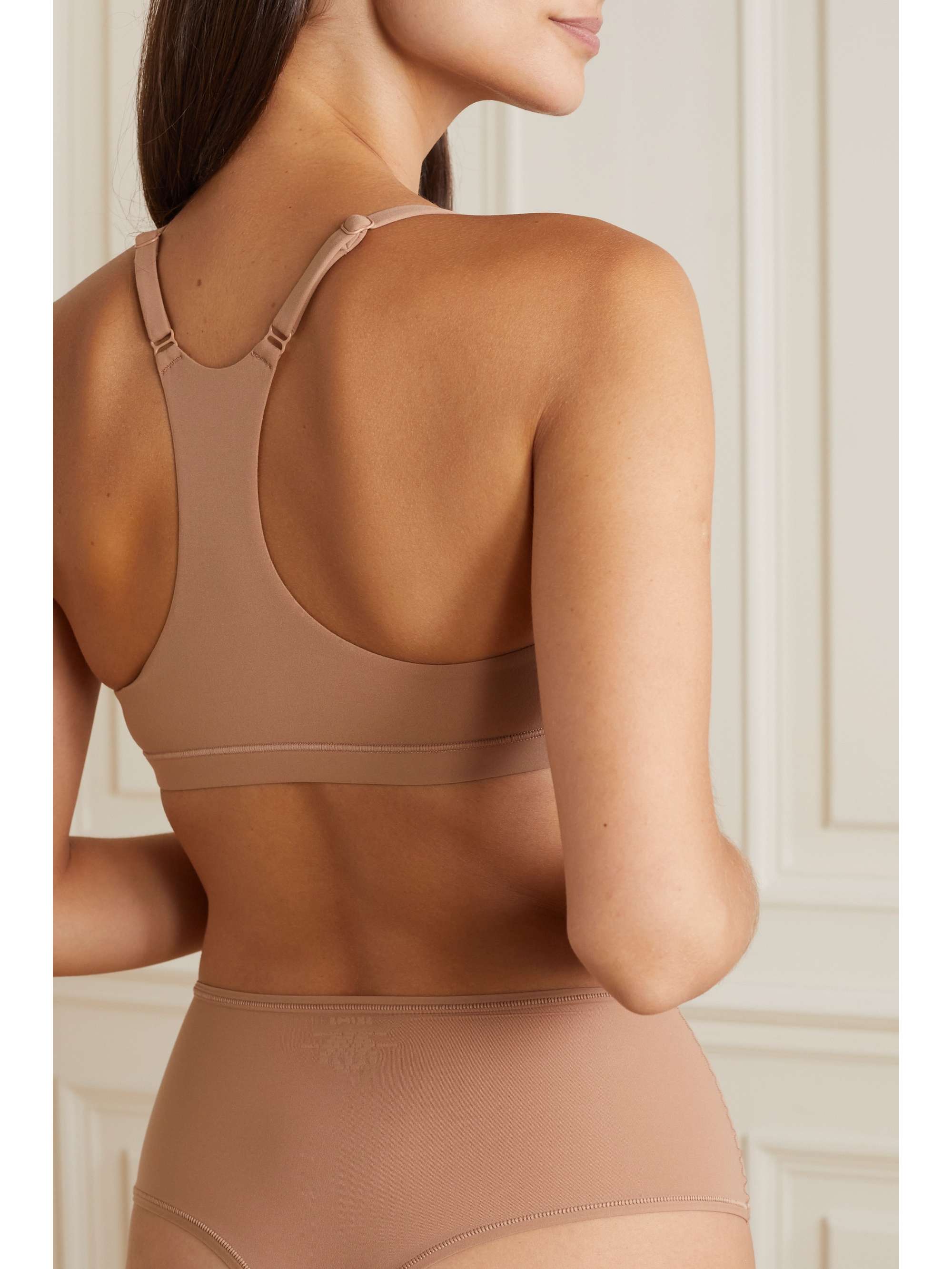 SKIMS Fits Everybody Scoop Racerback bralette - Clay