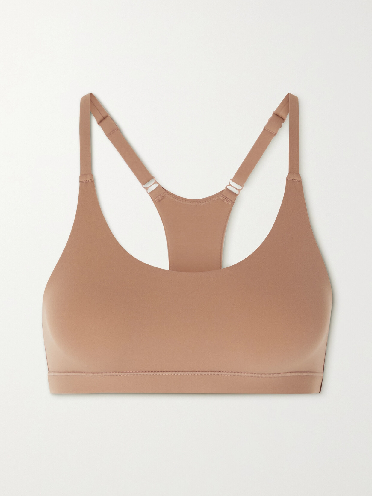 Skims Fits Everybody Scoop Racerback Bralette In Neutrals