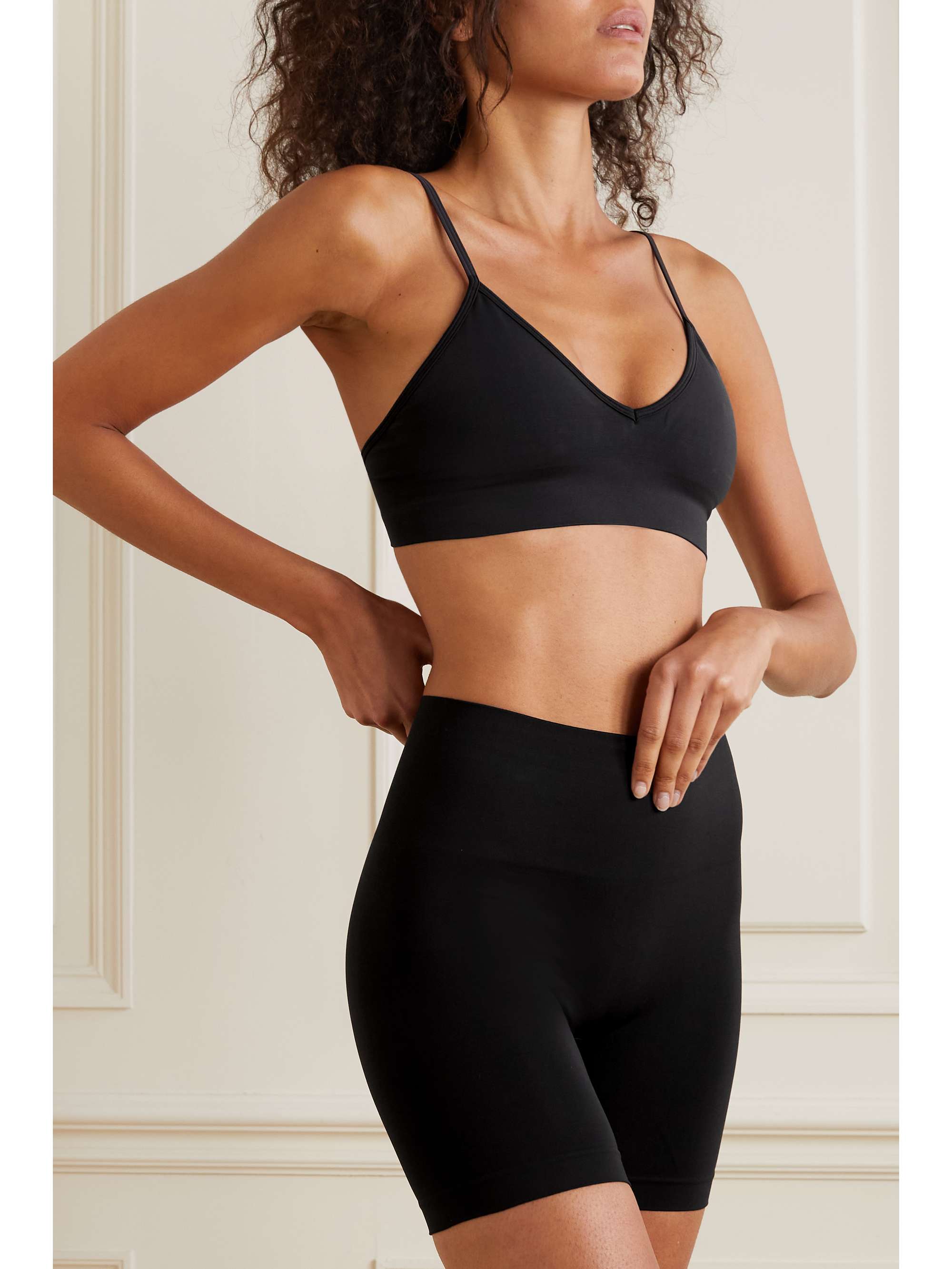 SKIMS Black Soft Smoothing Seamless Bralette