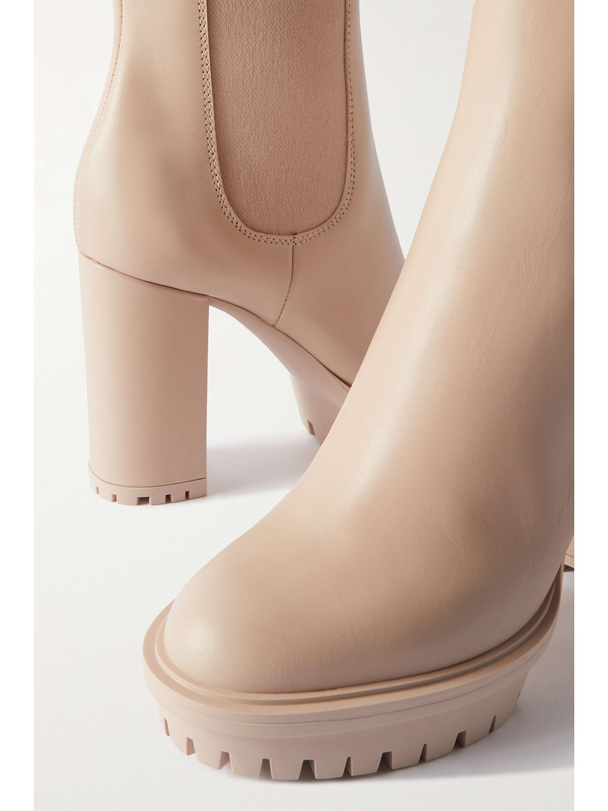 GIANVITO ROSSI Chester 70 leather platform Chelsea boots