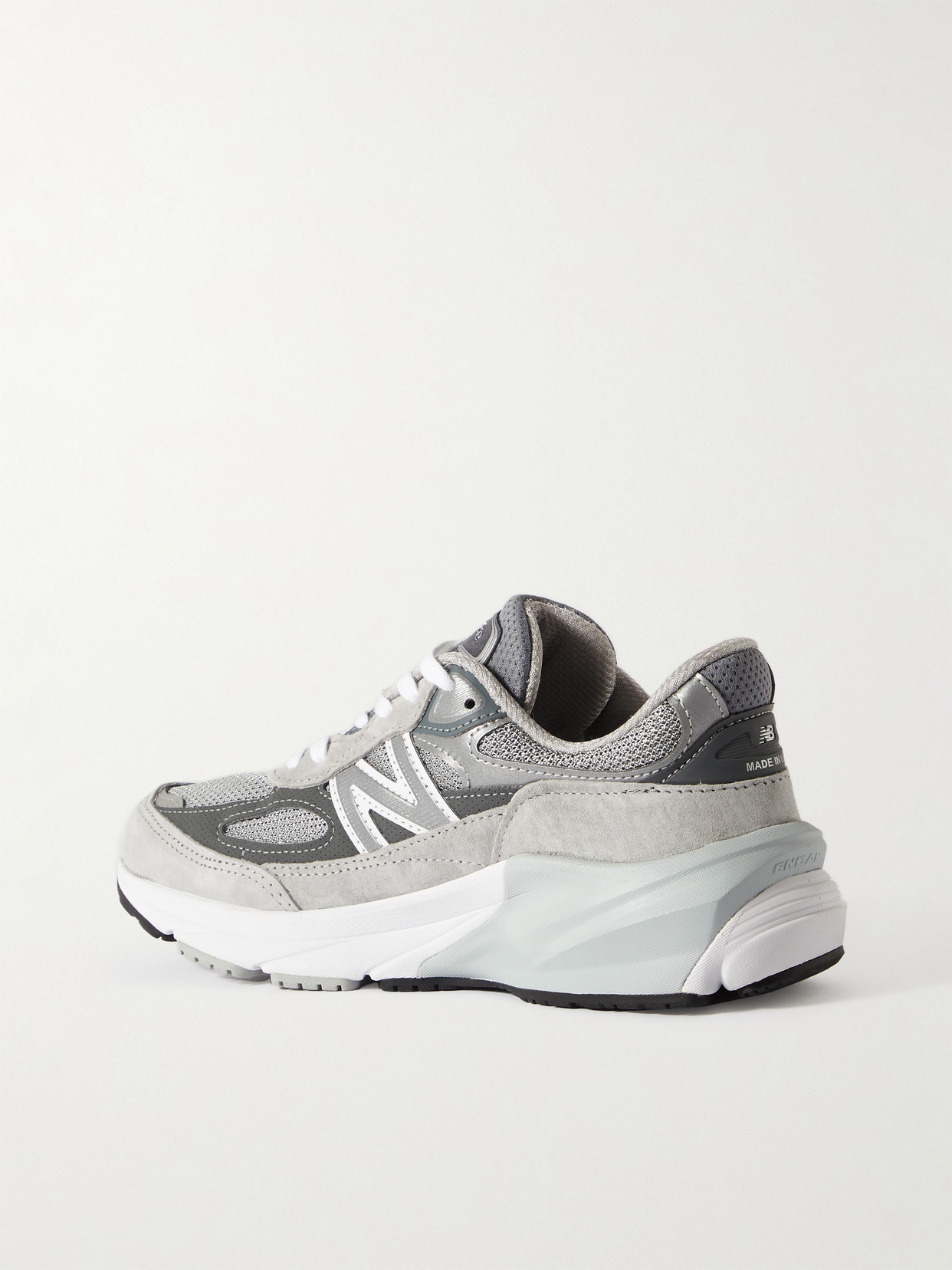Made In Usa 990V6 Suede, Leather And Sneakers