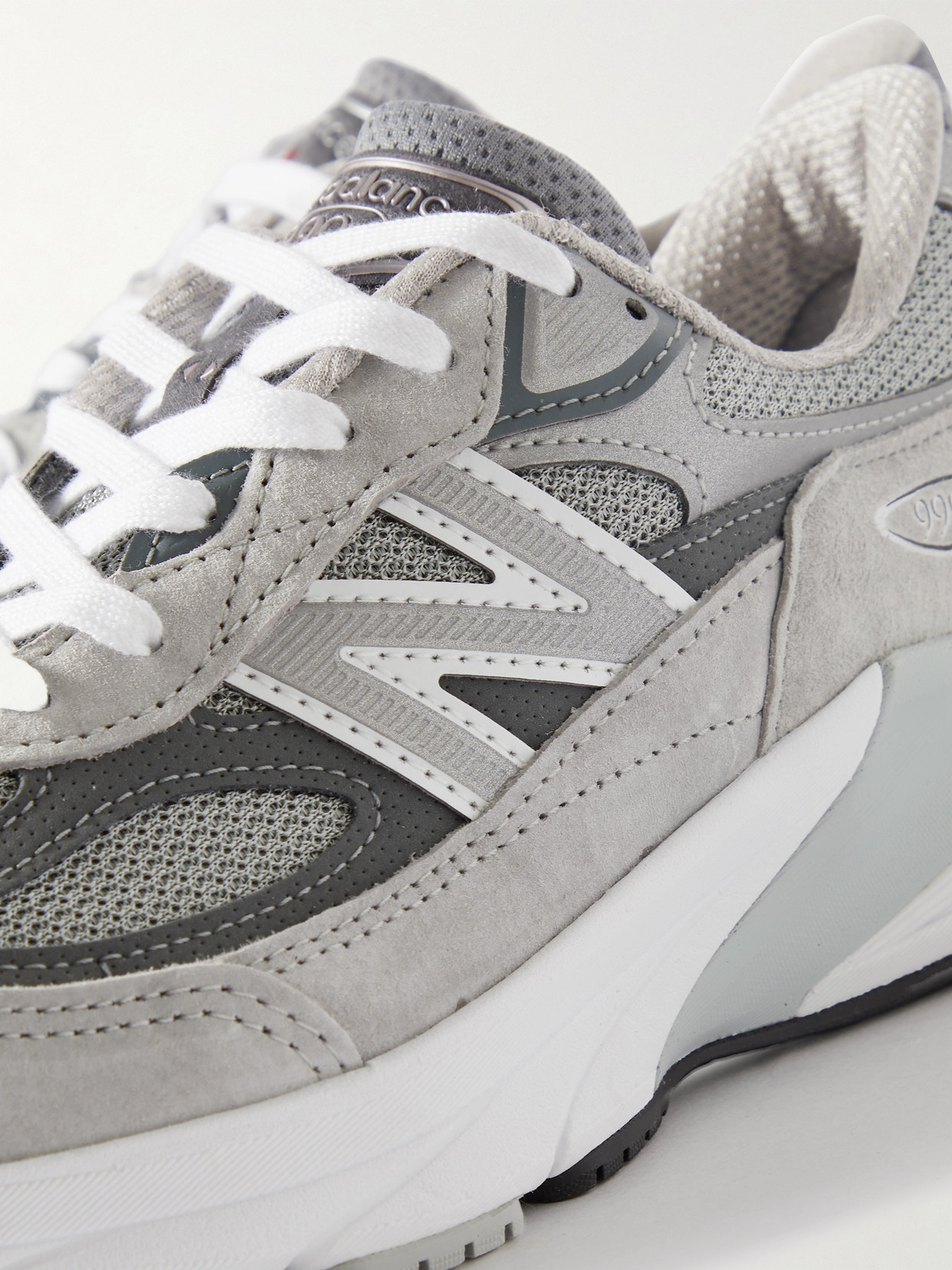 Made In Usa 990V6 Suede, Leather And Sneakers