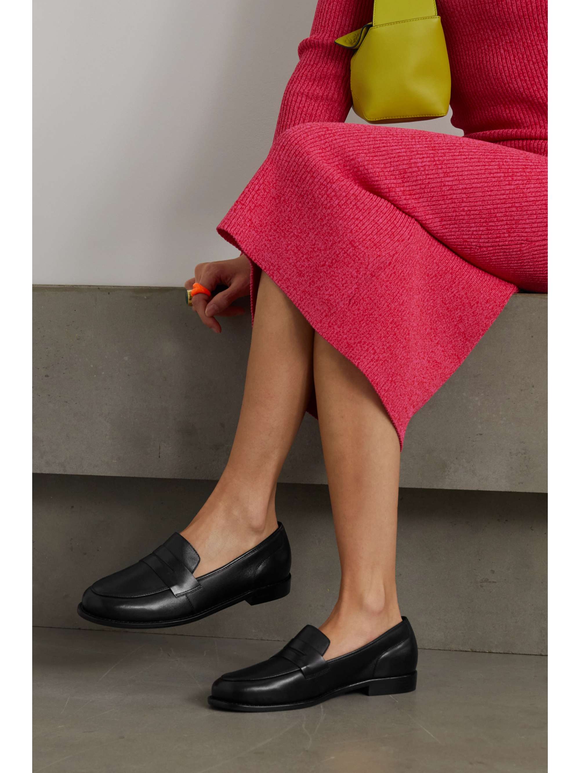 PORTE & PAIRE Leather loafers